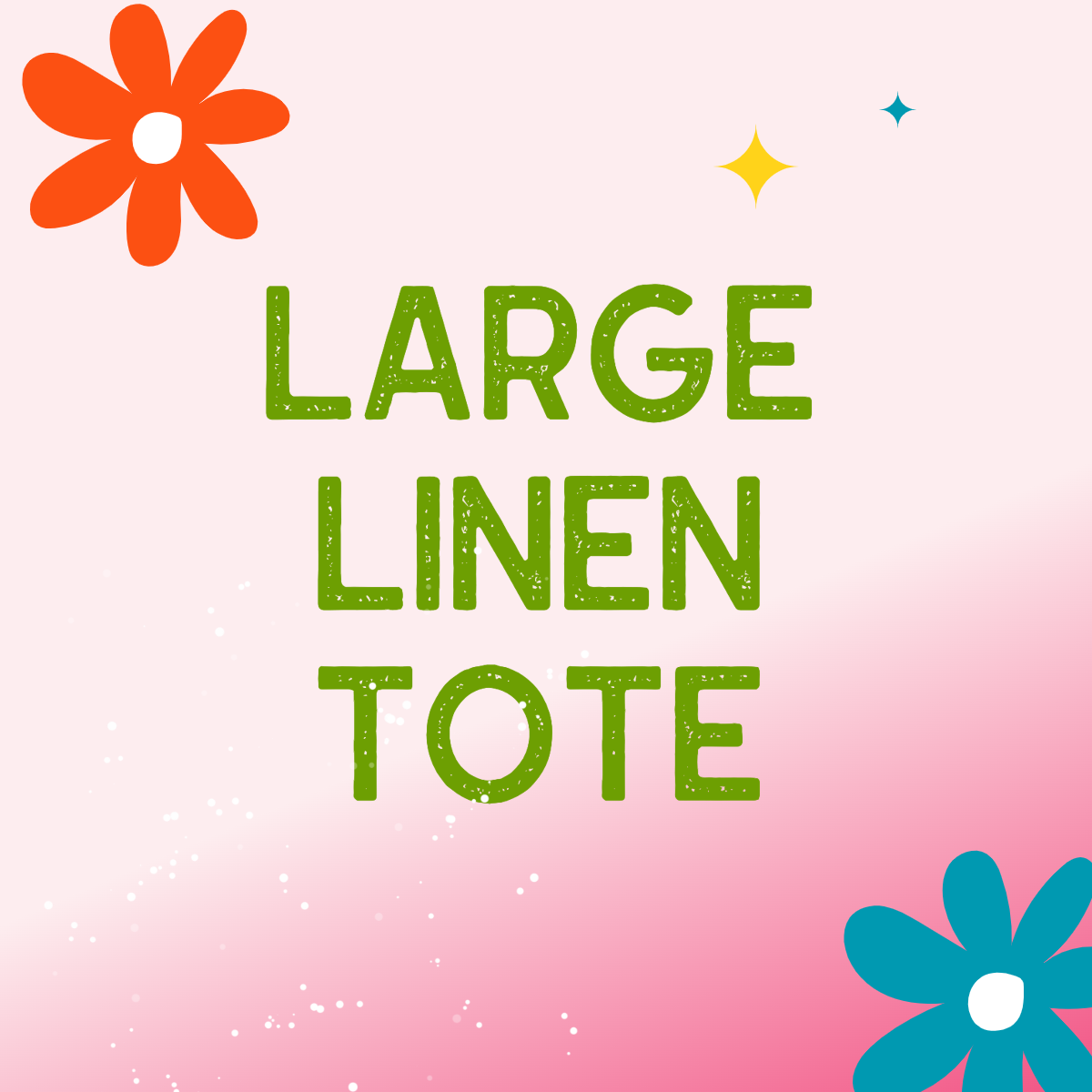 Large Linen Tote Field Show | LLTFS