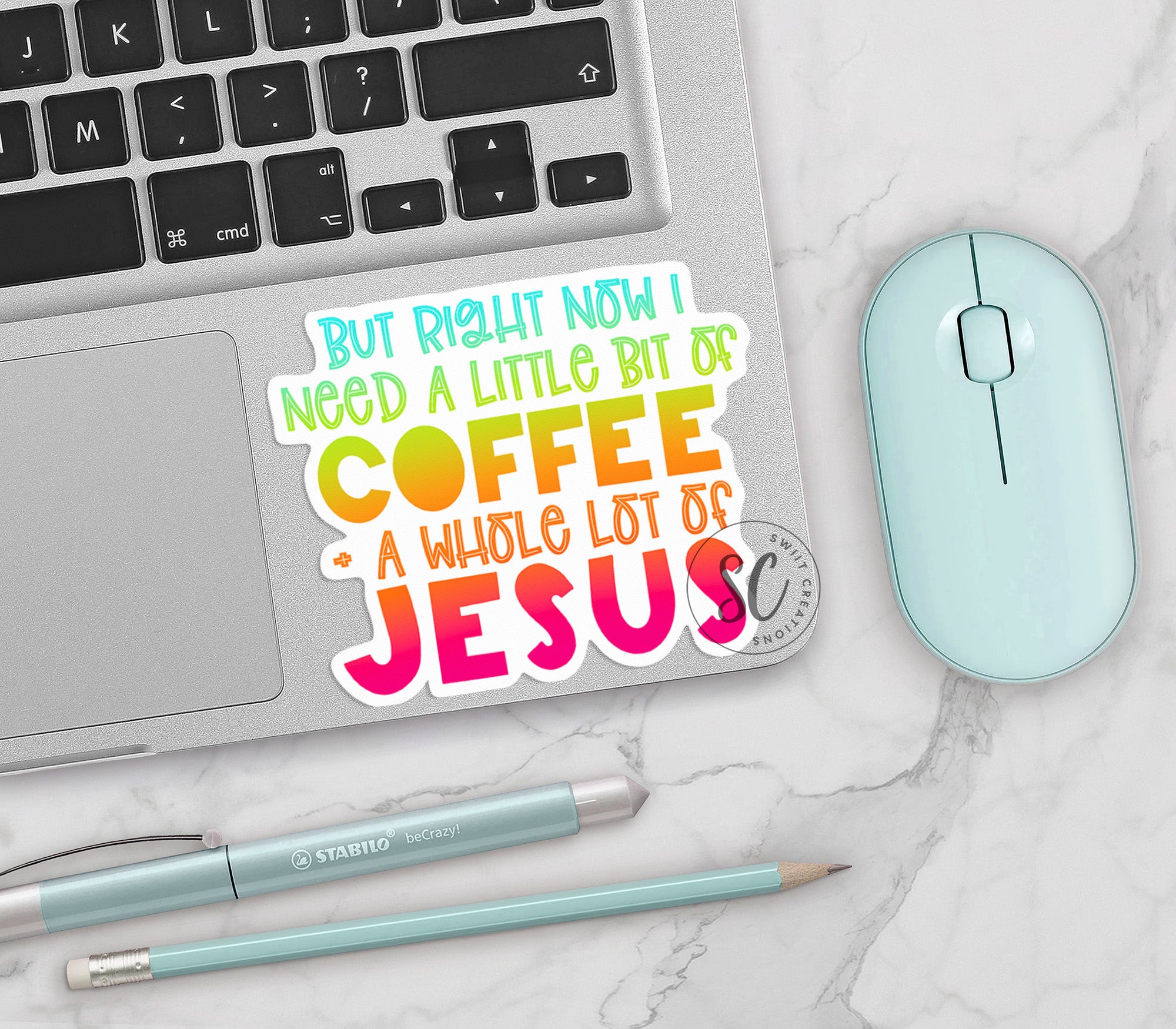 a mouse, keyboard, and mouse pad on a table