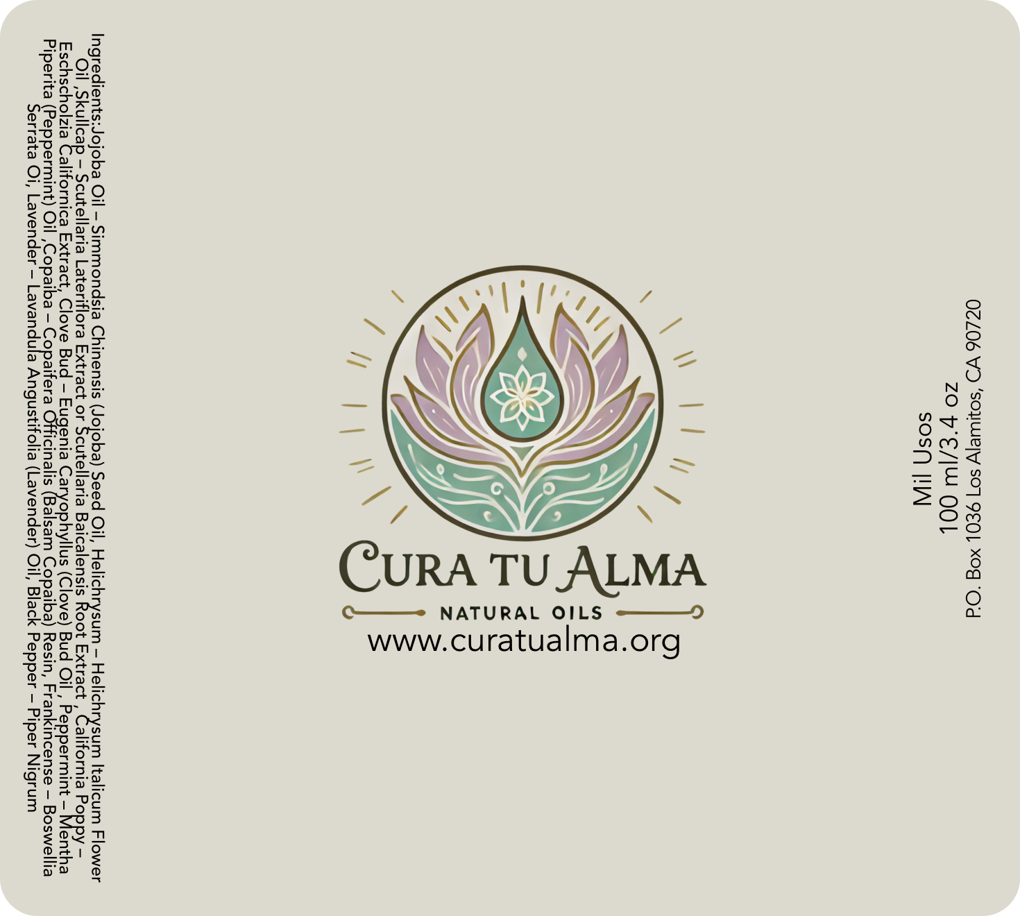 Alivio Dorado(Golden Relief) Nerve Pain 100ml Bottle- AD100ml