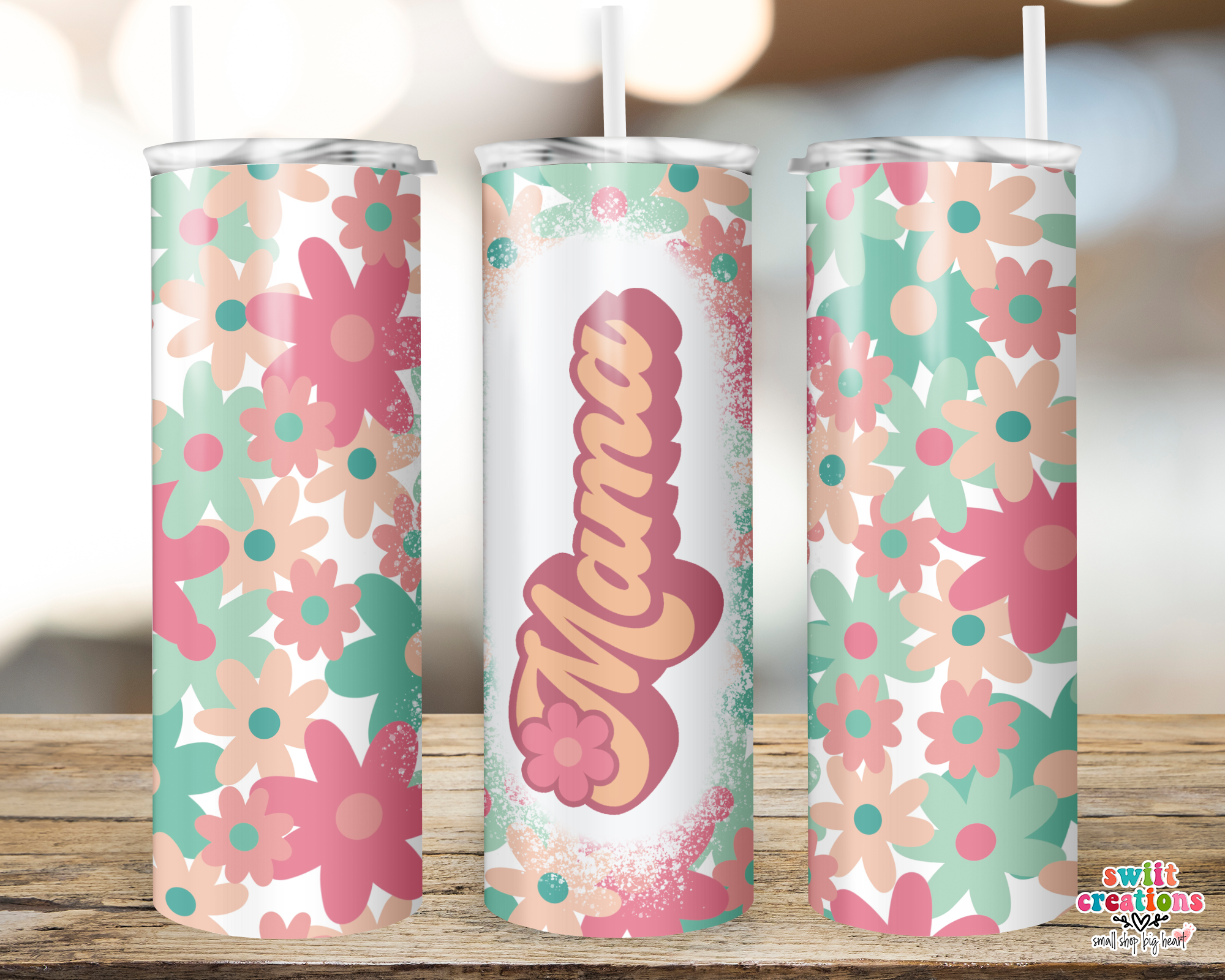 Flower Mama Tumbler (T491)
