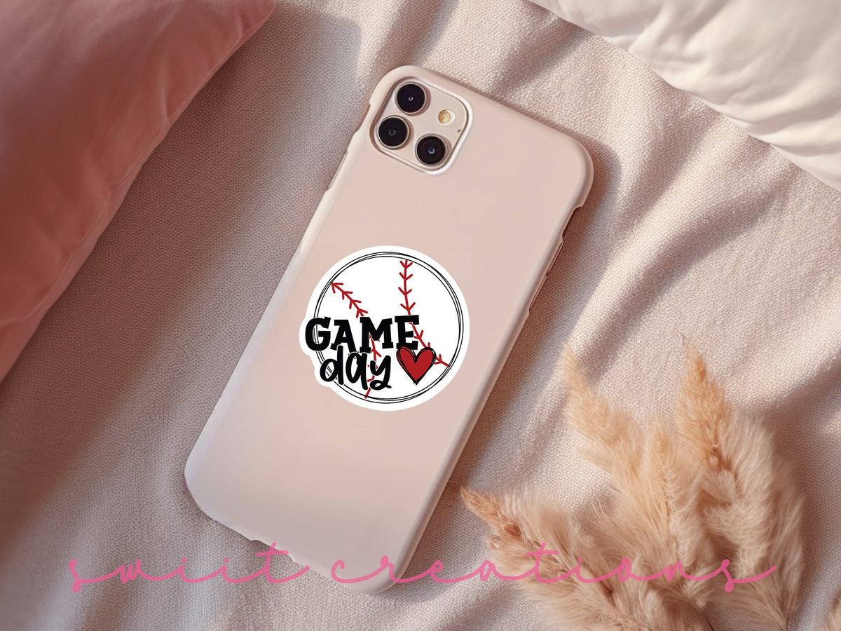 Baseball Game Day Vibes Sticker SS384 - Swiit Creations