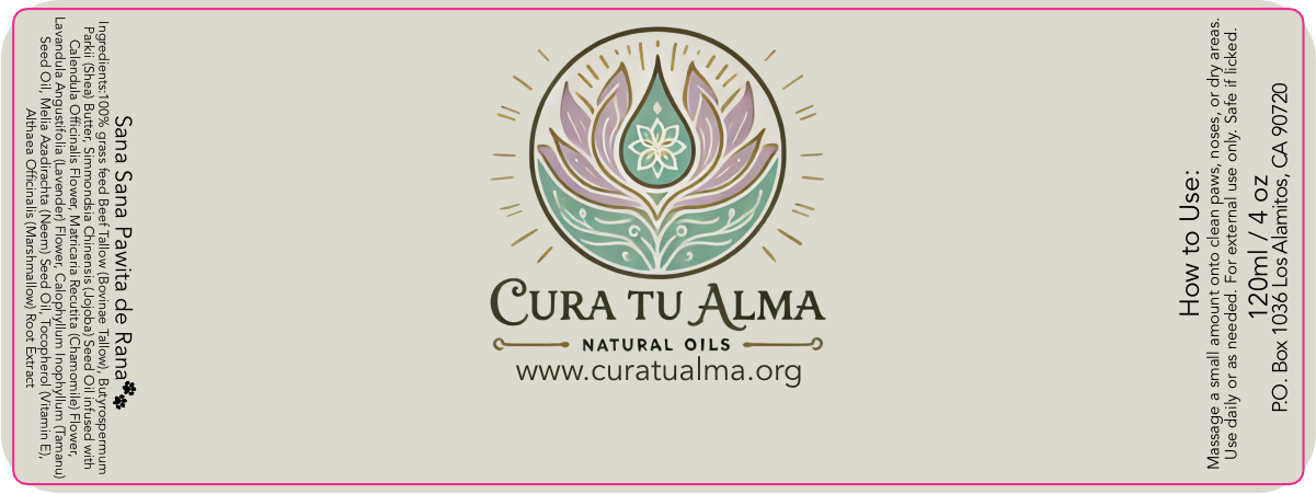 a bottle label with a flower on it