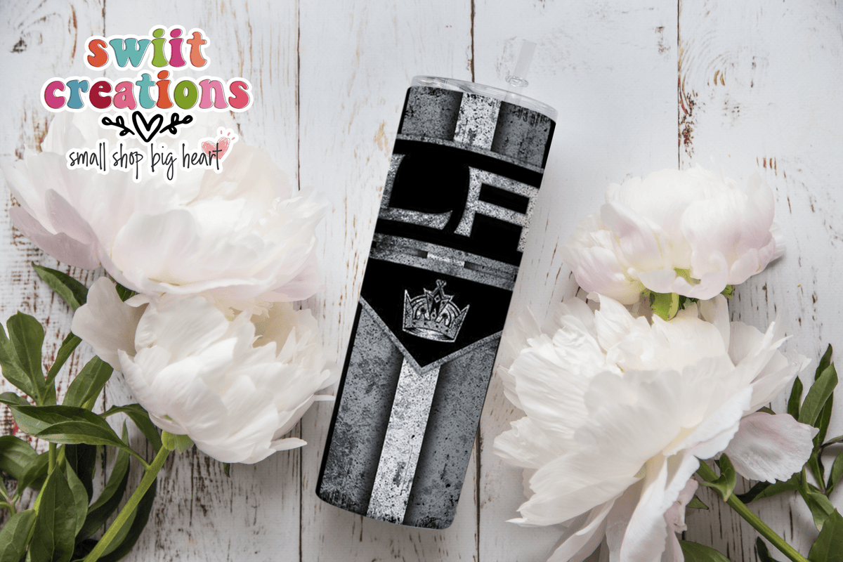 LA Kings Black Tumbler (T338) - Swiit Creations