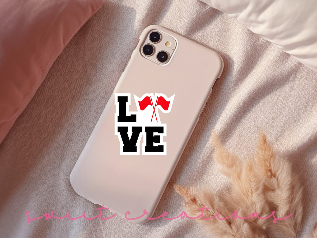 Love Color Guard Red Sticker SS286 - Swiit Creations