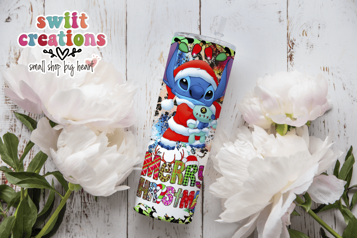 Merry Christmas Tumbler (T322) - Swiit Creations