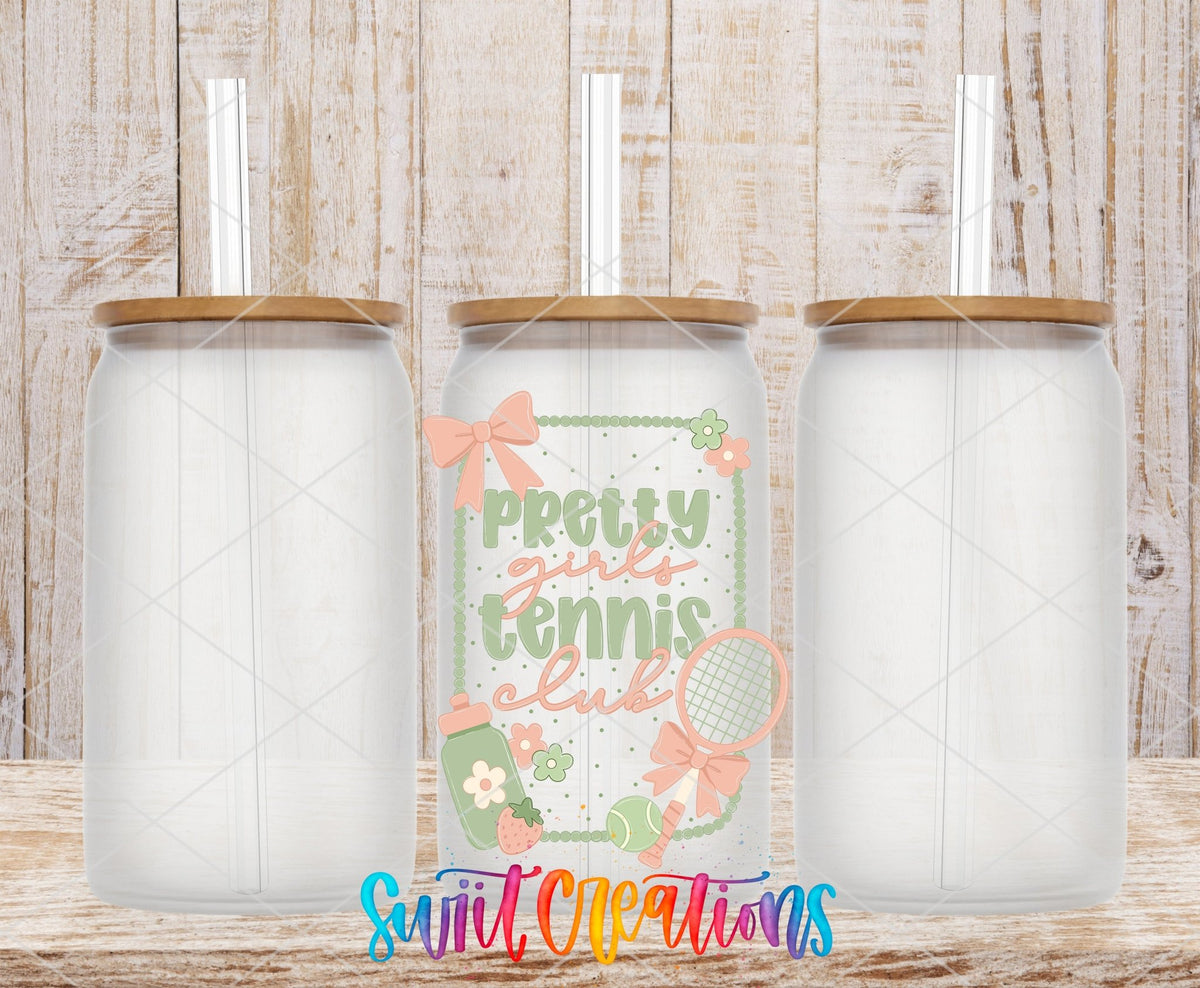 Pretty Girls Tennis Club UV DTF Transfer | UV2153 - Swiit Creations