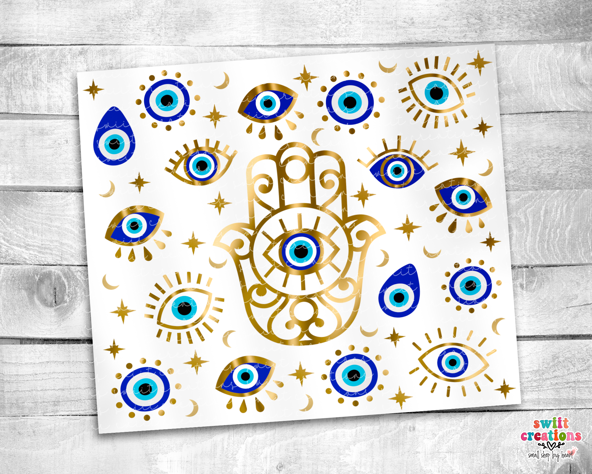 Evil Eye Tumbler (T382)