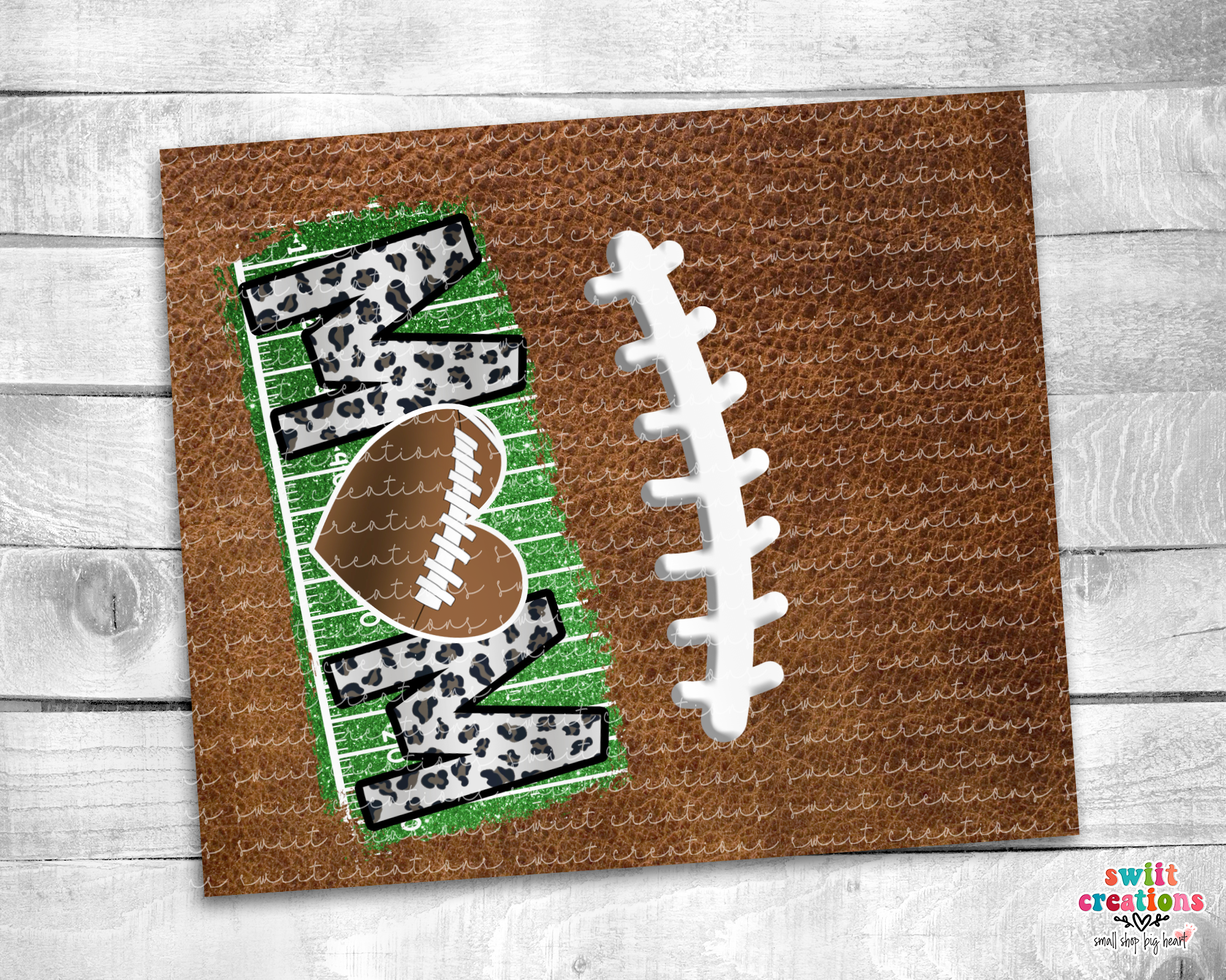 Football Mom Tumbler (T348)