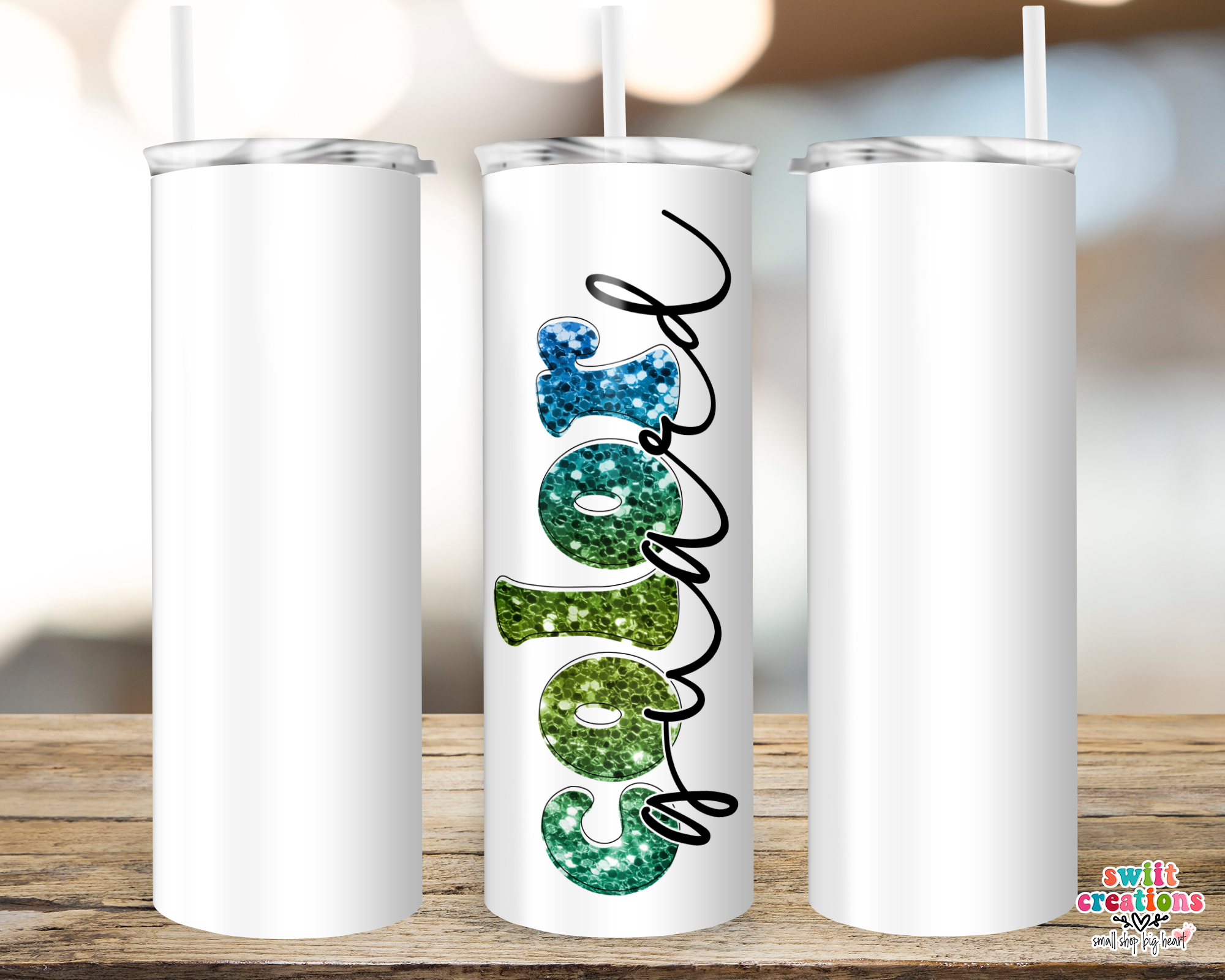 Color Guard Glitter Tumbler (T269)