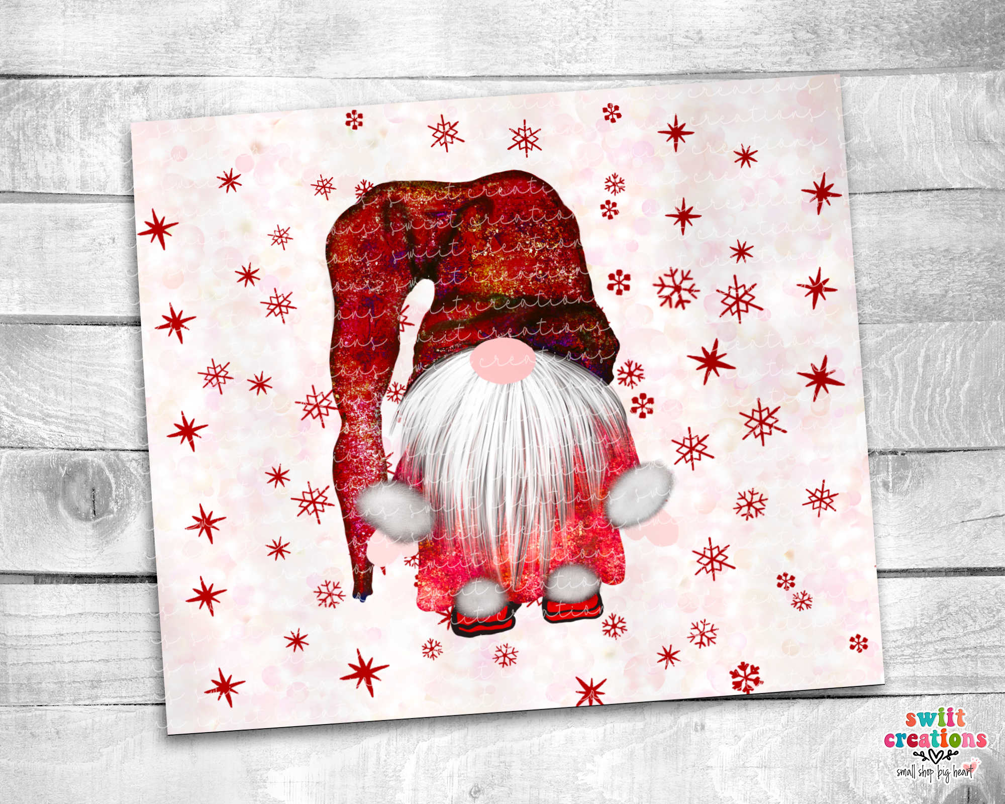 Christmas Gnome Tumbler (T006)