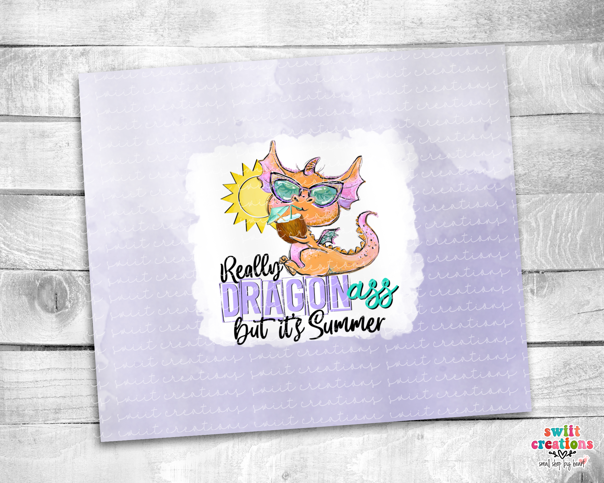 Dragon Ass But It's Summer Tumbler (T200)