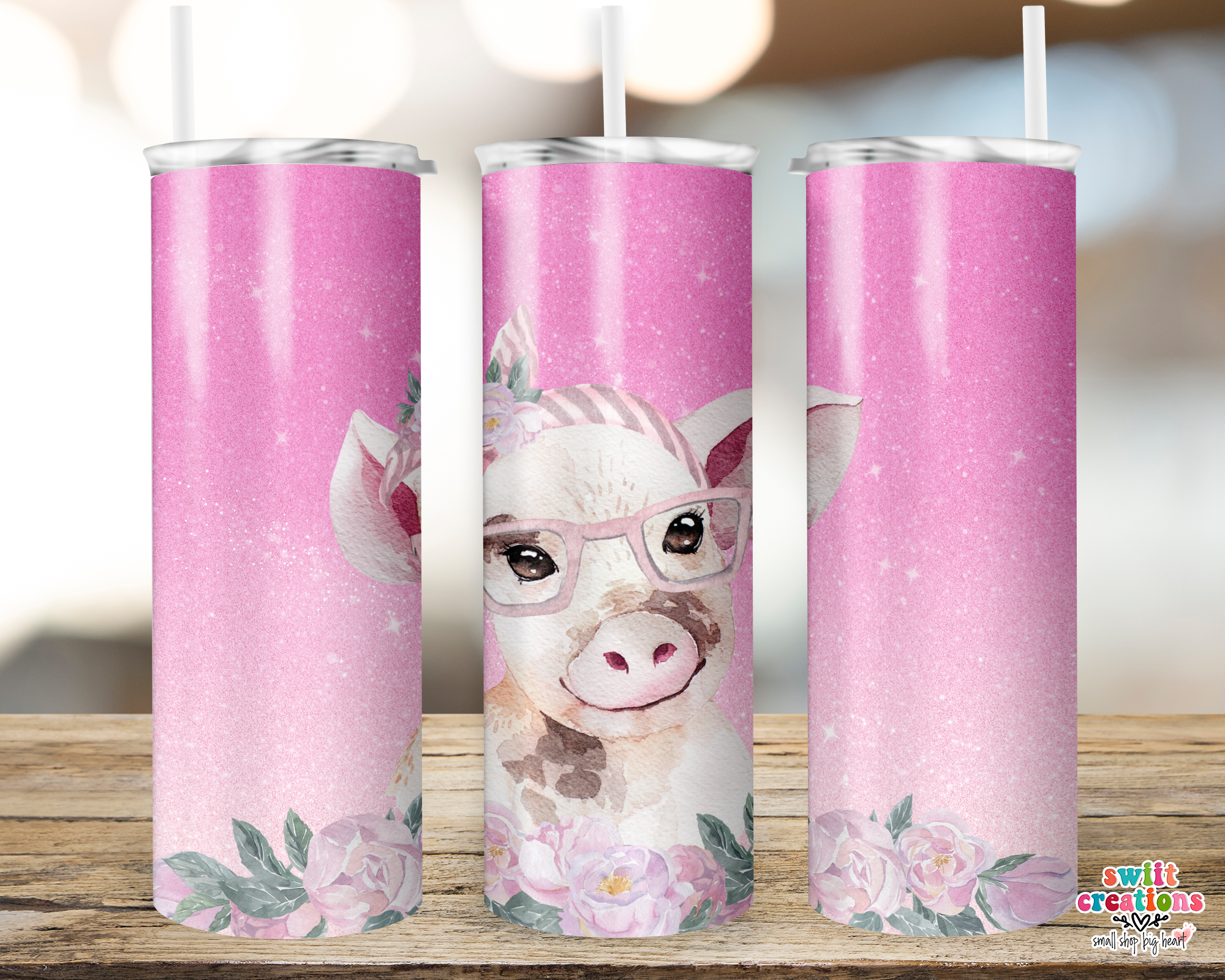 Cute Pig Tumbler (T342)
