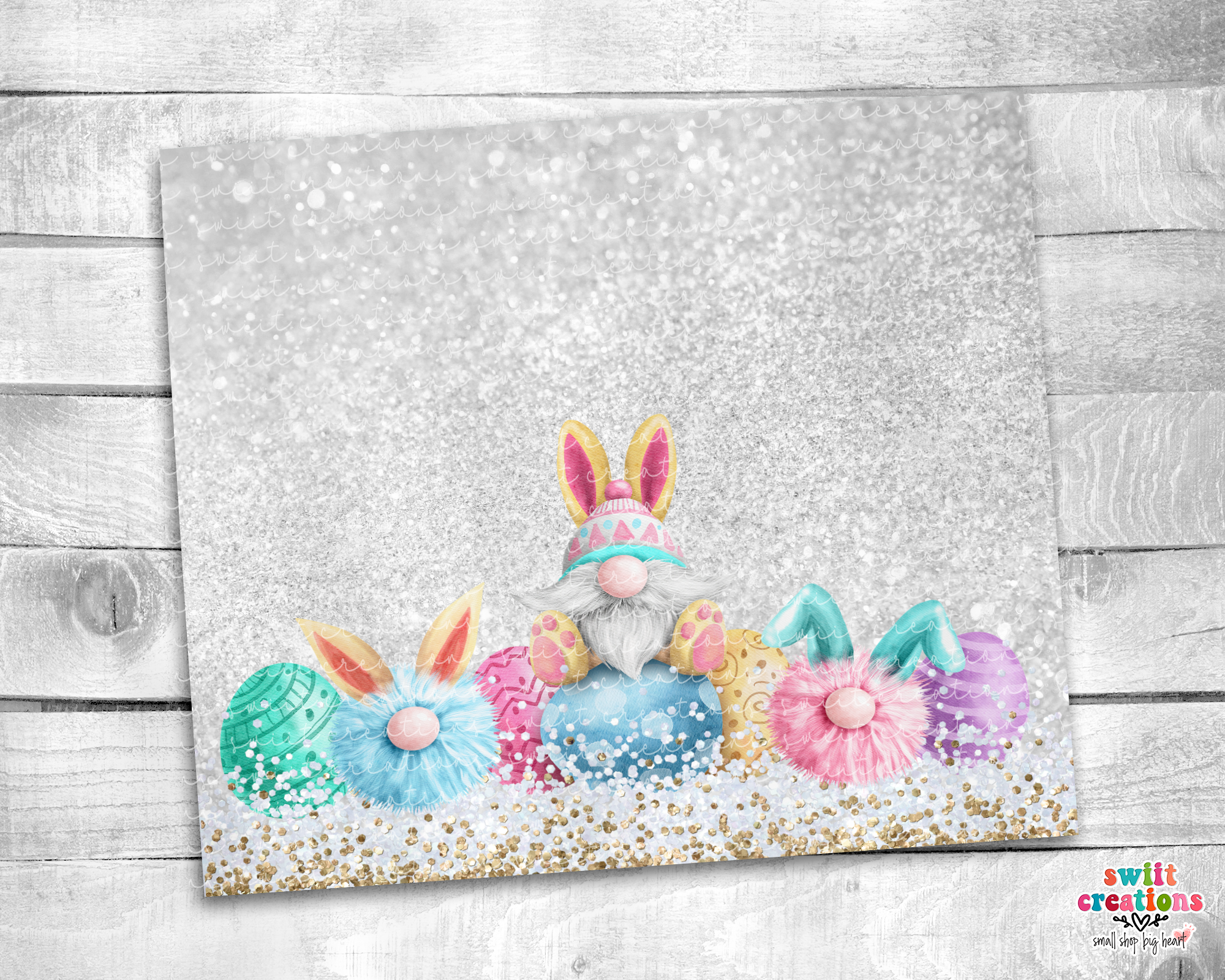 Fuzzy Gnome Easter Tumbler (T173)