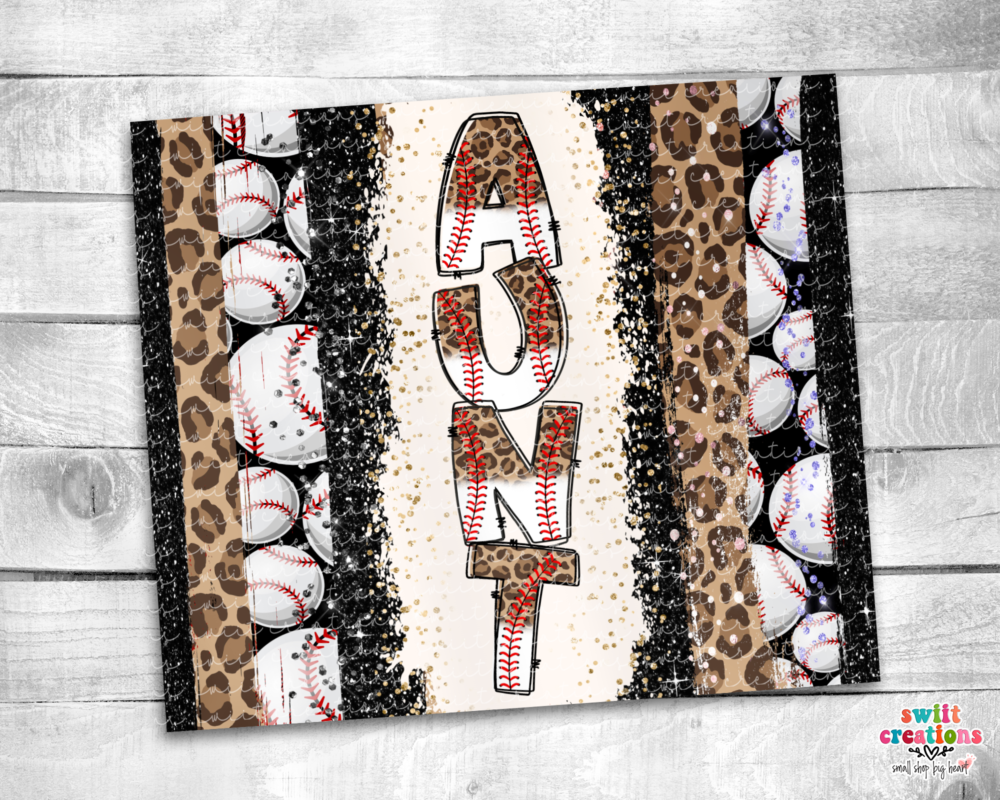 Baseball Aunt Tumbler (T253)