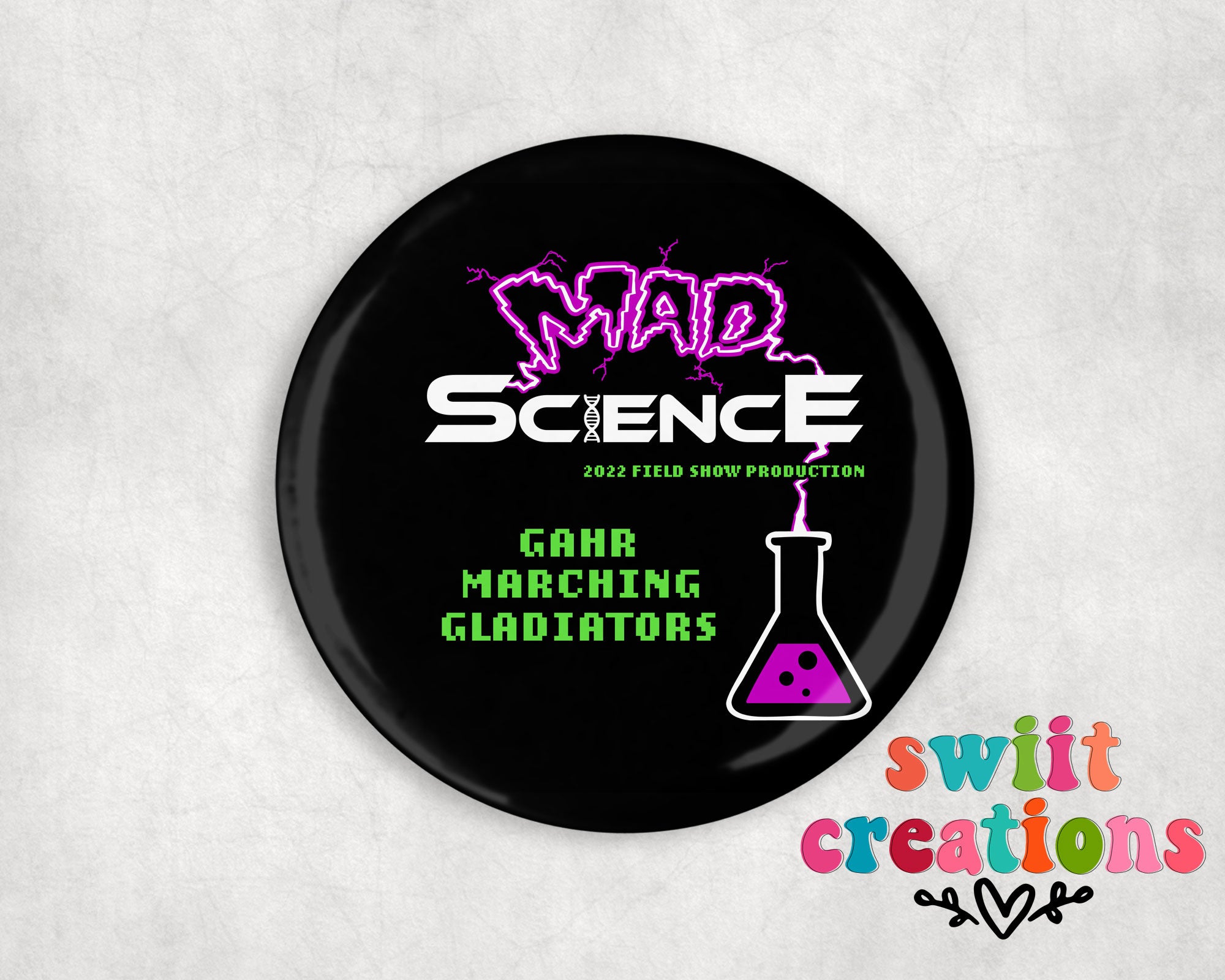 Gahr Show Pin Buttons 2.25"