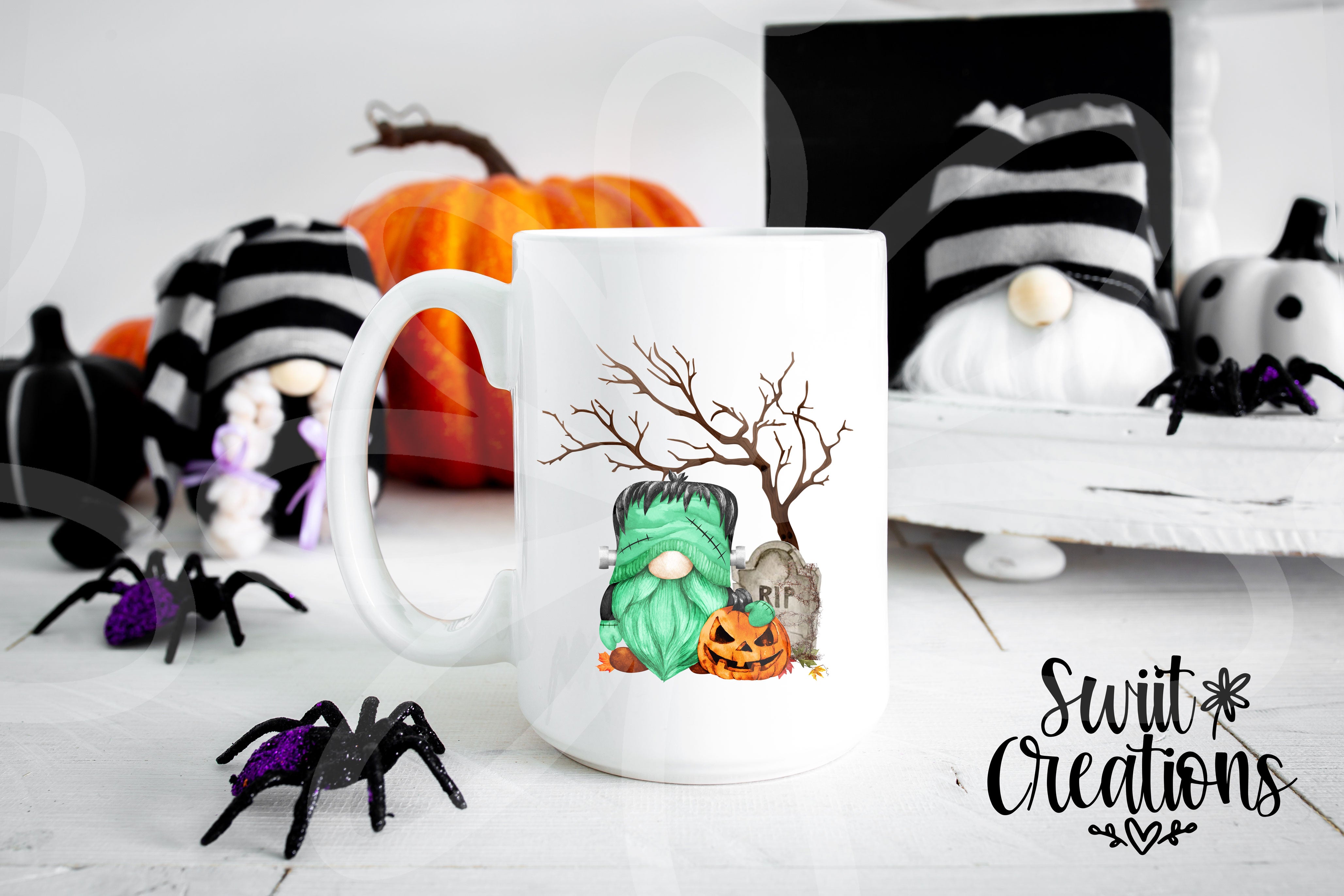 Frankenstein Gnome Ceramic Coffee Mug