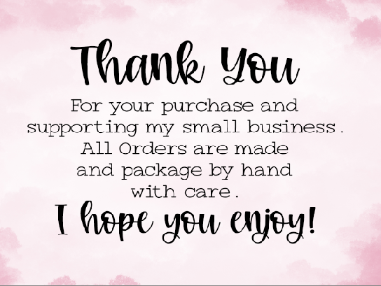 Emma Lorraine Crochet Thank You Cards