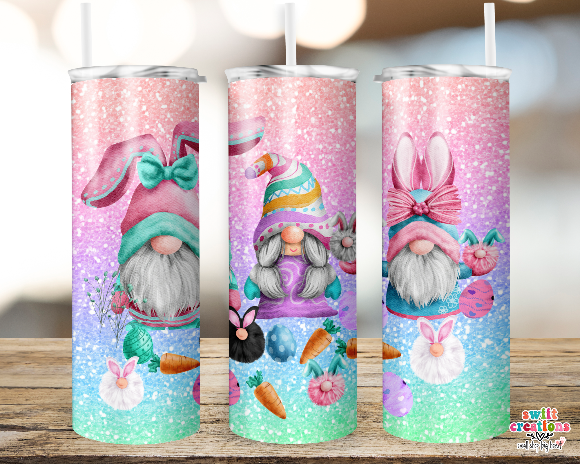 Bunny Gnomes Tumbler (T157)