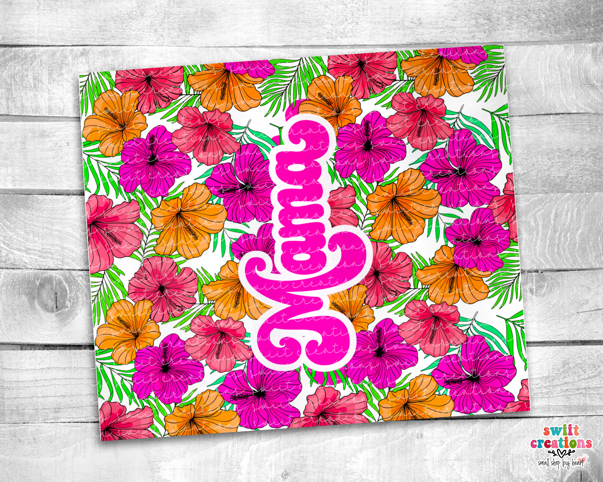 Bright Flower Mama Tumbler (T328)