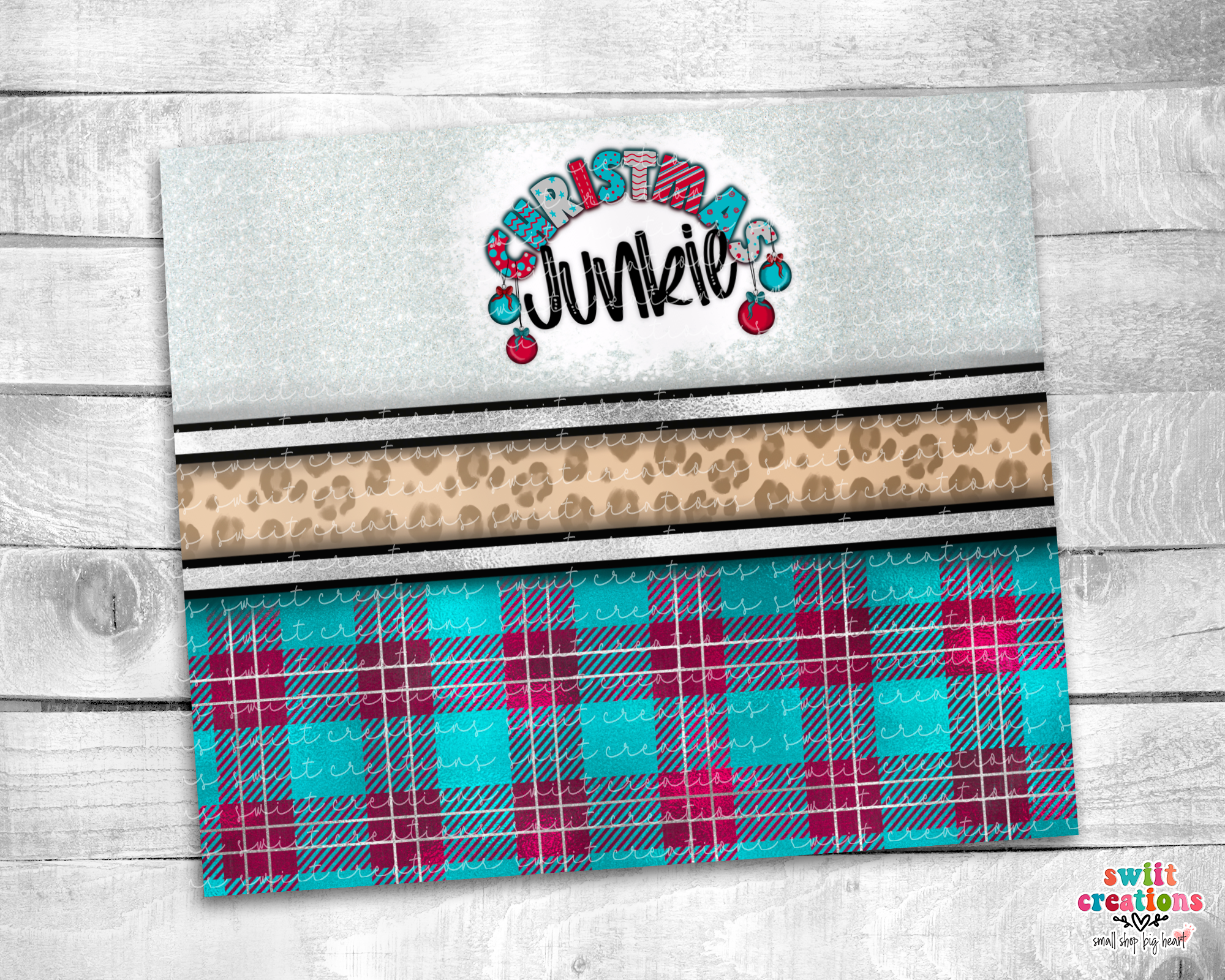 Christmas Junkie Tumbler (T309)