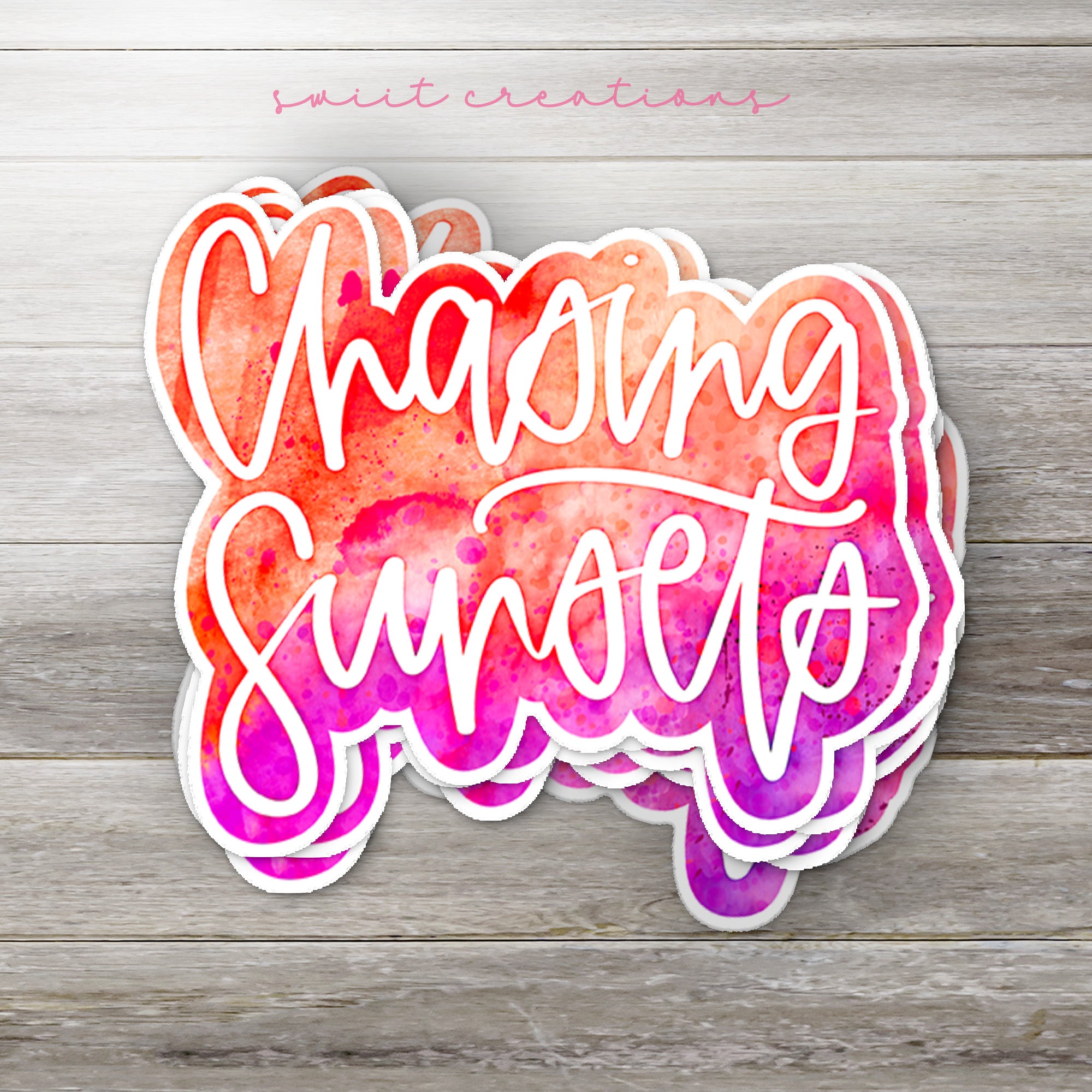 a sticker with the words moving sweet on it