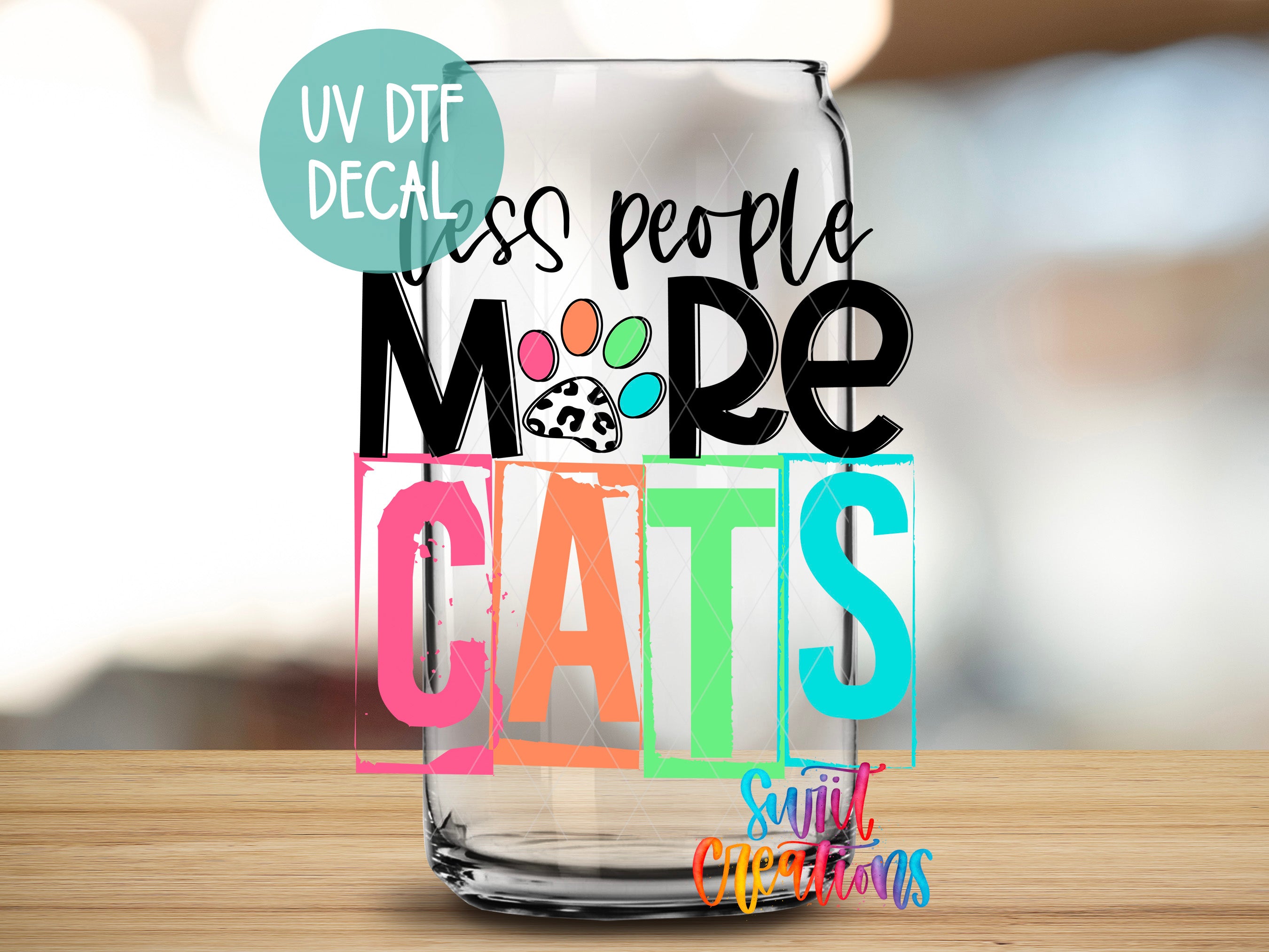 a glass that has some type of lettering on it