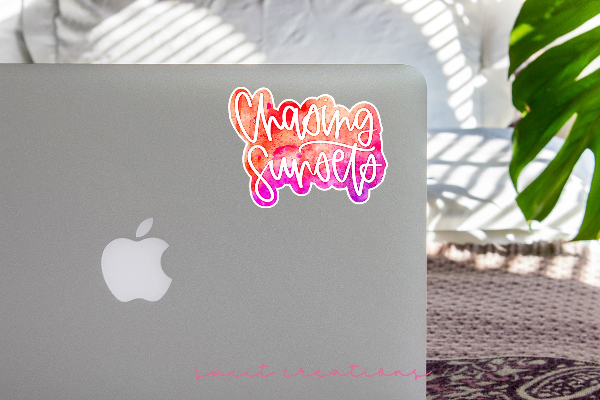 a laptop with a sticker that says mama on it