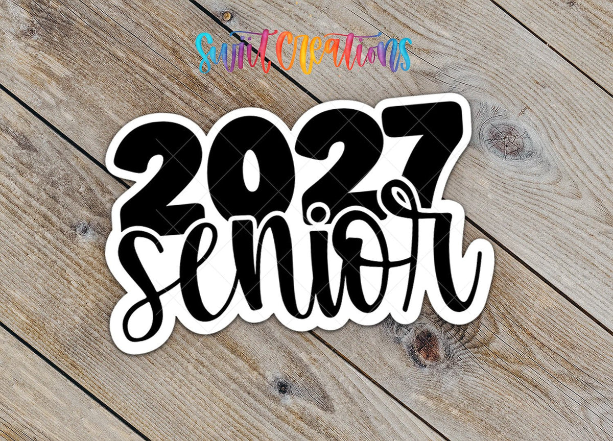 2027 Senior Waterproof Vinyl Sticker | SS2142 - Swiit Creations