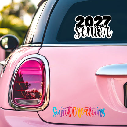 2027 Senior Waterproof Vinyl Sticker | SS2142 - Swiit Creations
