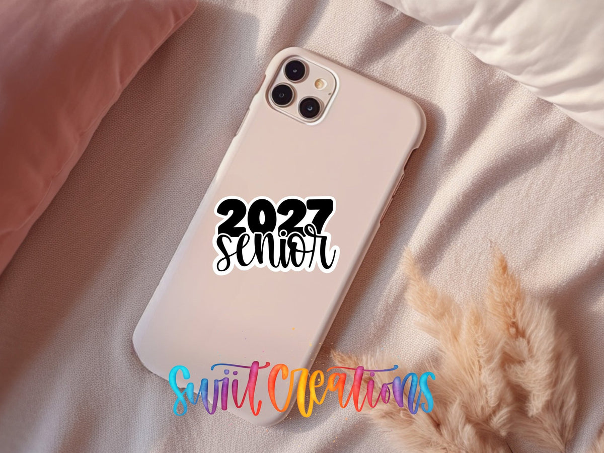 2027 Senior Waterproof Vinyl Sticker | SS2142 - Swiit Creations