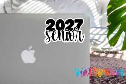 2027 Senior Waterproof Vinyl Sticker | SS2142 - Swiit Creations