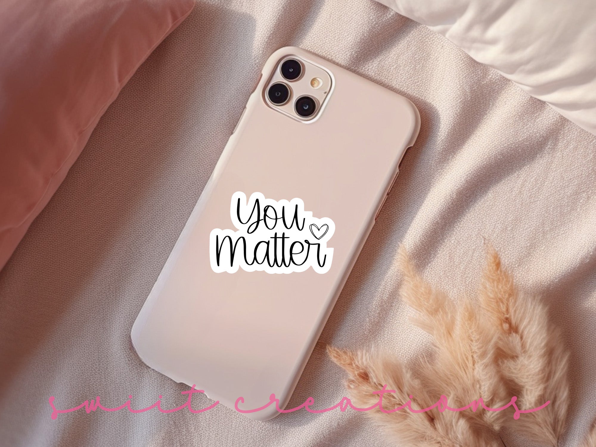 a phone case with the words you matter on it