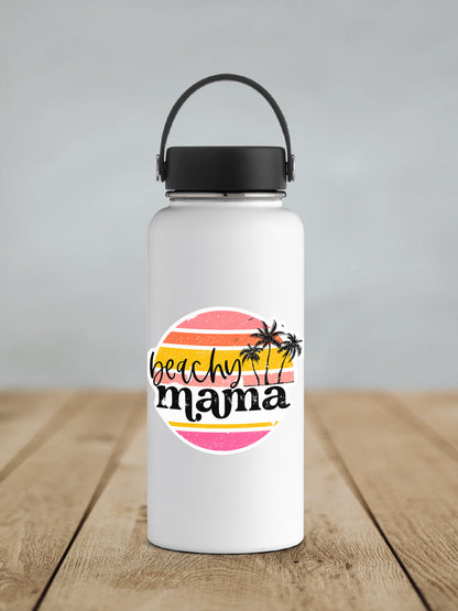 a white water bottle sitting on top of a wooden table