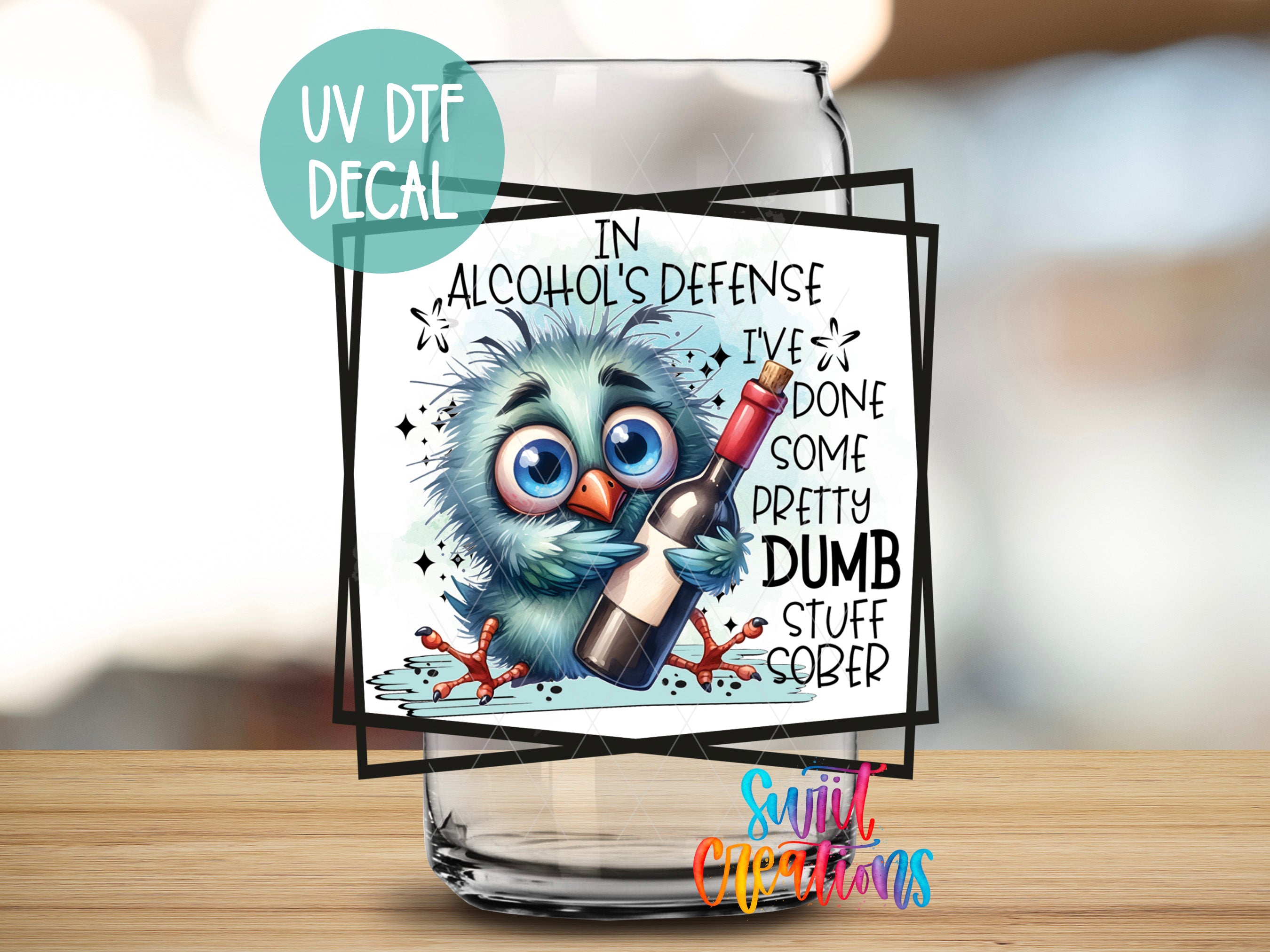 a card with a picture of an owl holding a pencil