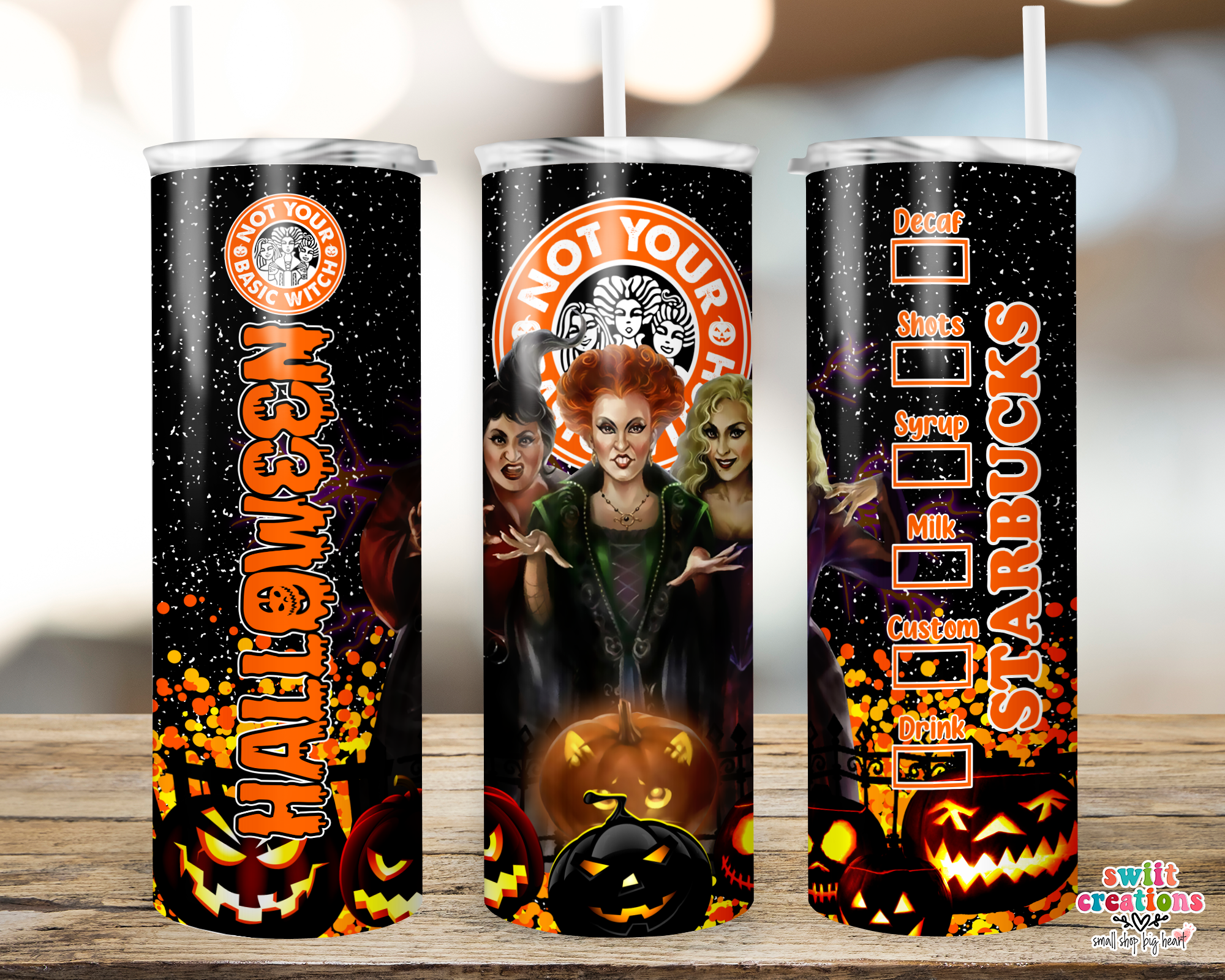 HP SBUX Halloween Tumbler (T369)