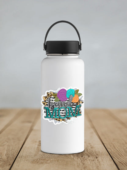 a white water bottle sitting on top of a wooden table