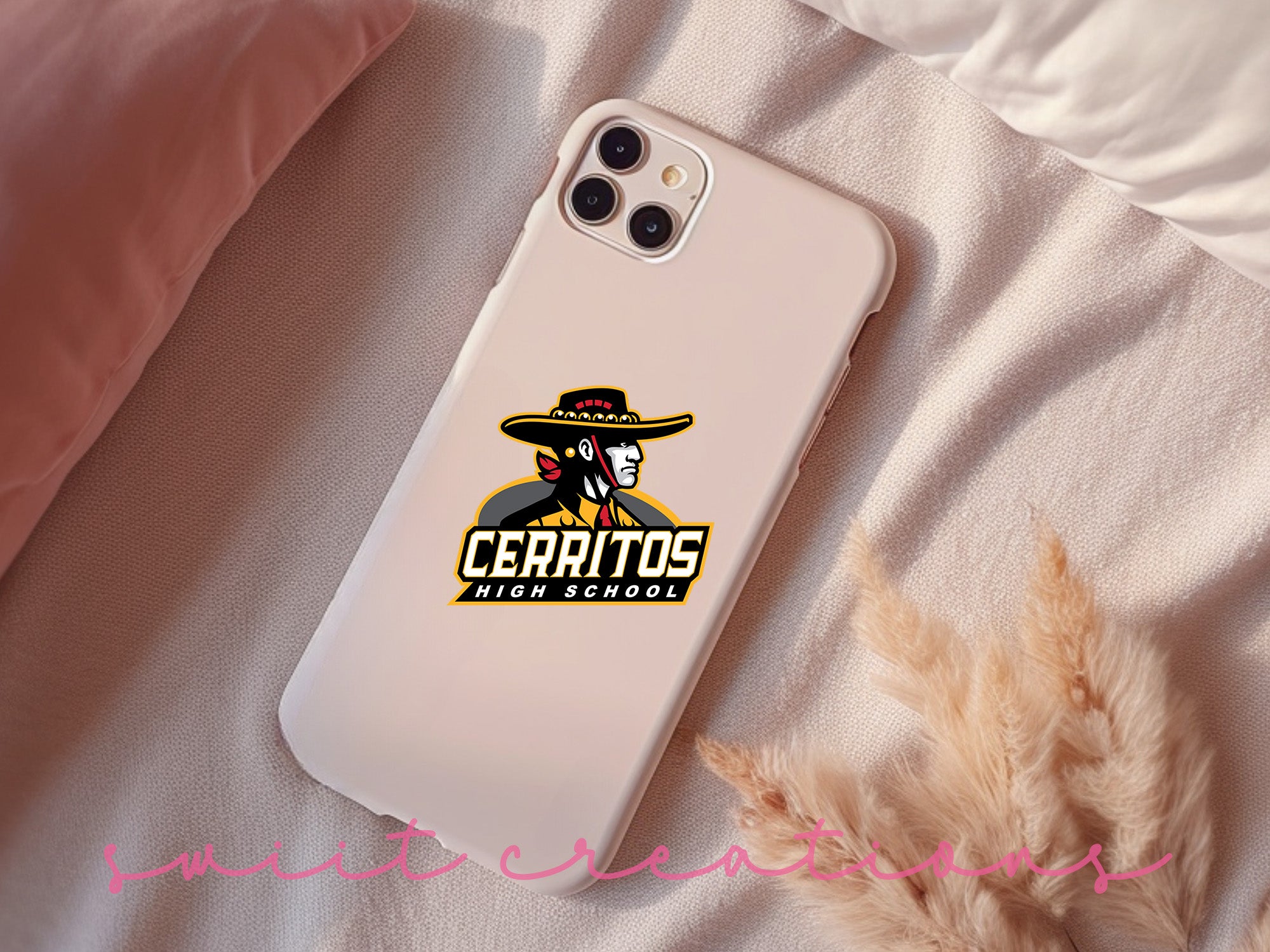 a phone case with a logo on it