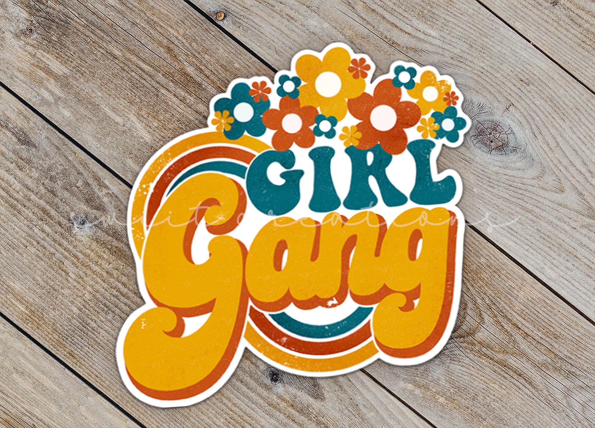 a sticker that says girl guy on it