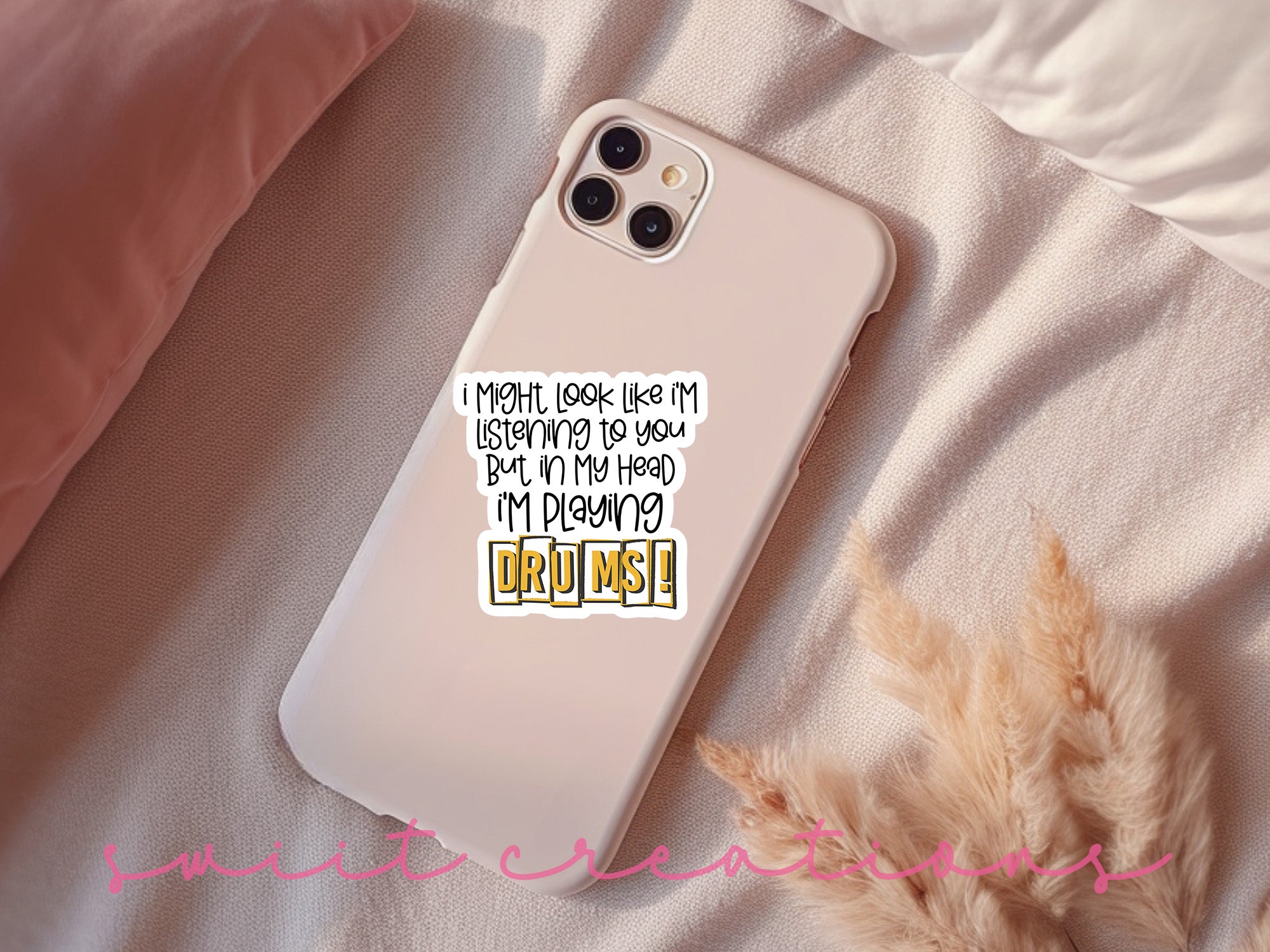 a phone case with a quote on it