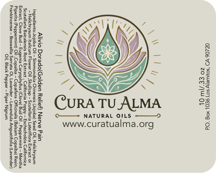 Alivio Dorado(Golden Relief) Nerve Pain Roller Bottle 10ml - ADRB