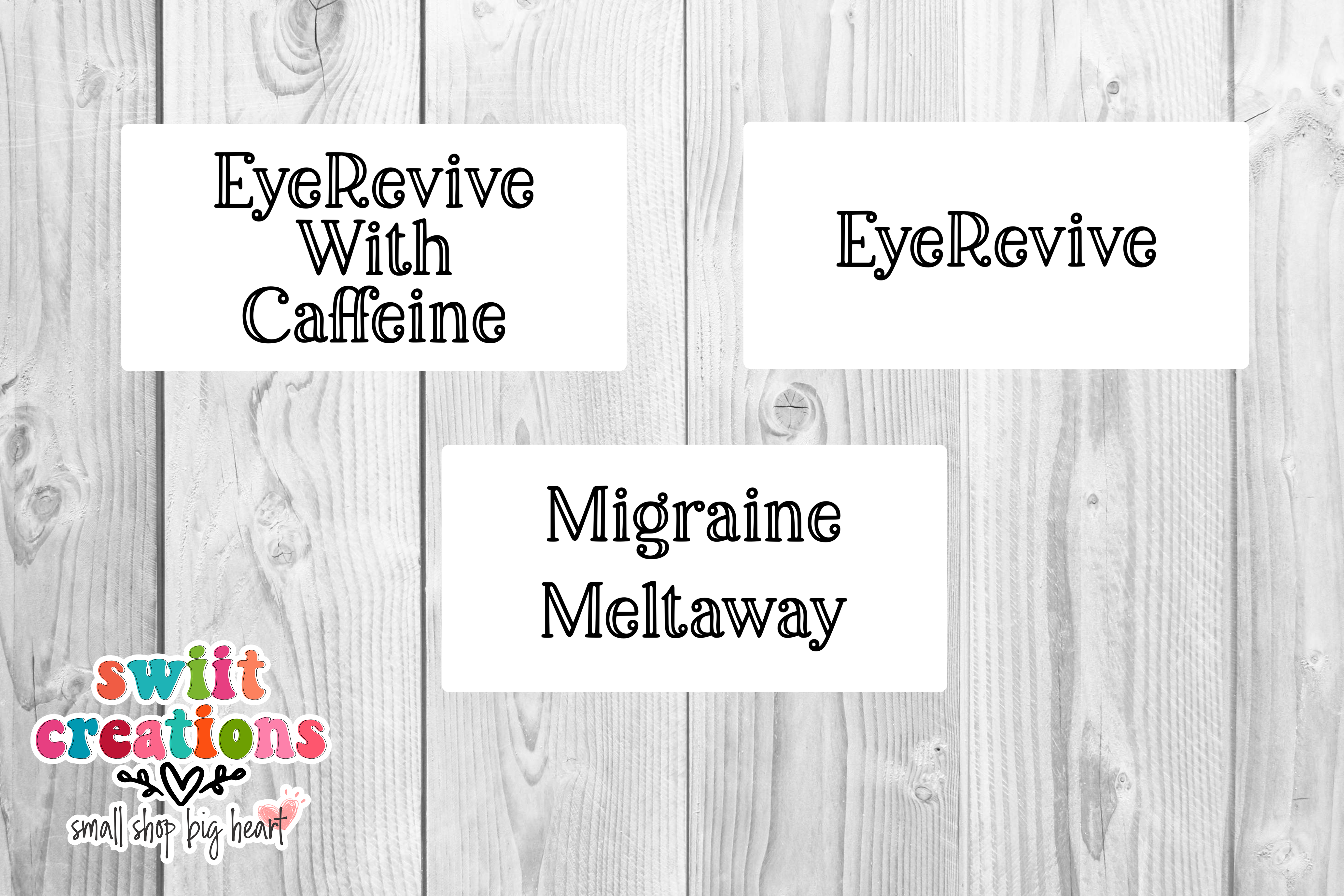 Product Sticker Back Bottle