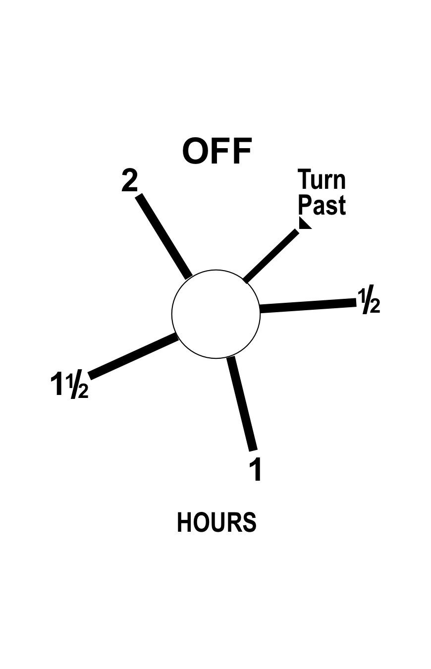 Bypass Timer Sticker