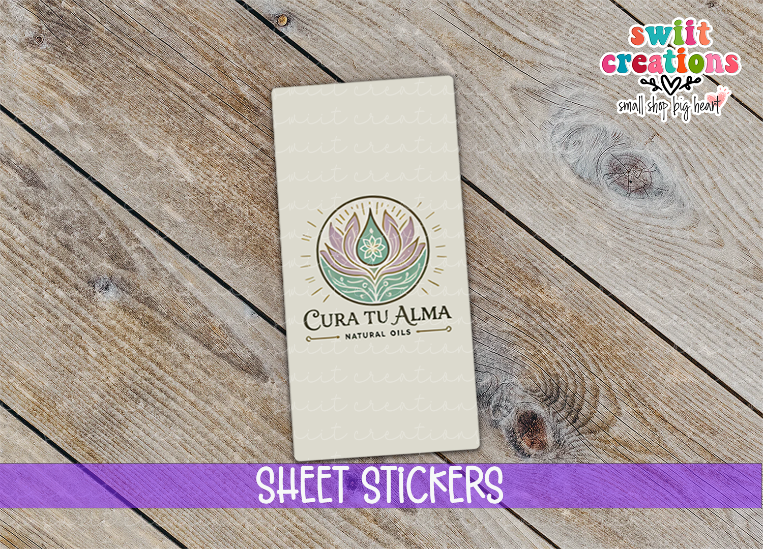 Large Sample Bottle Sticker