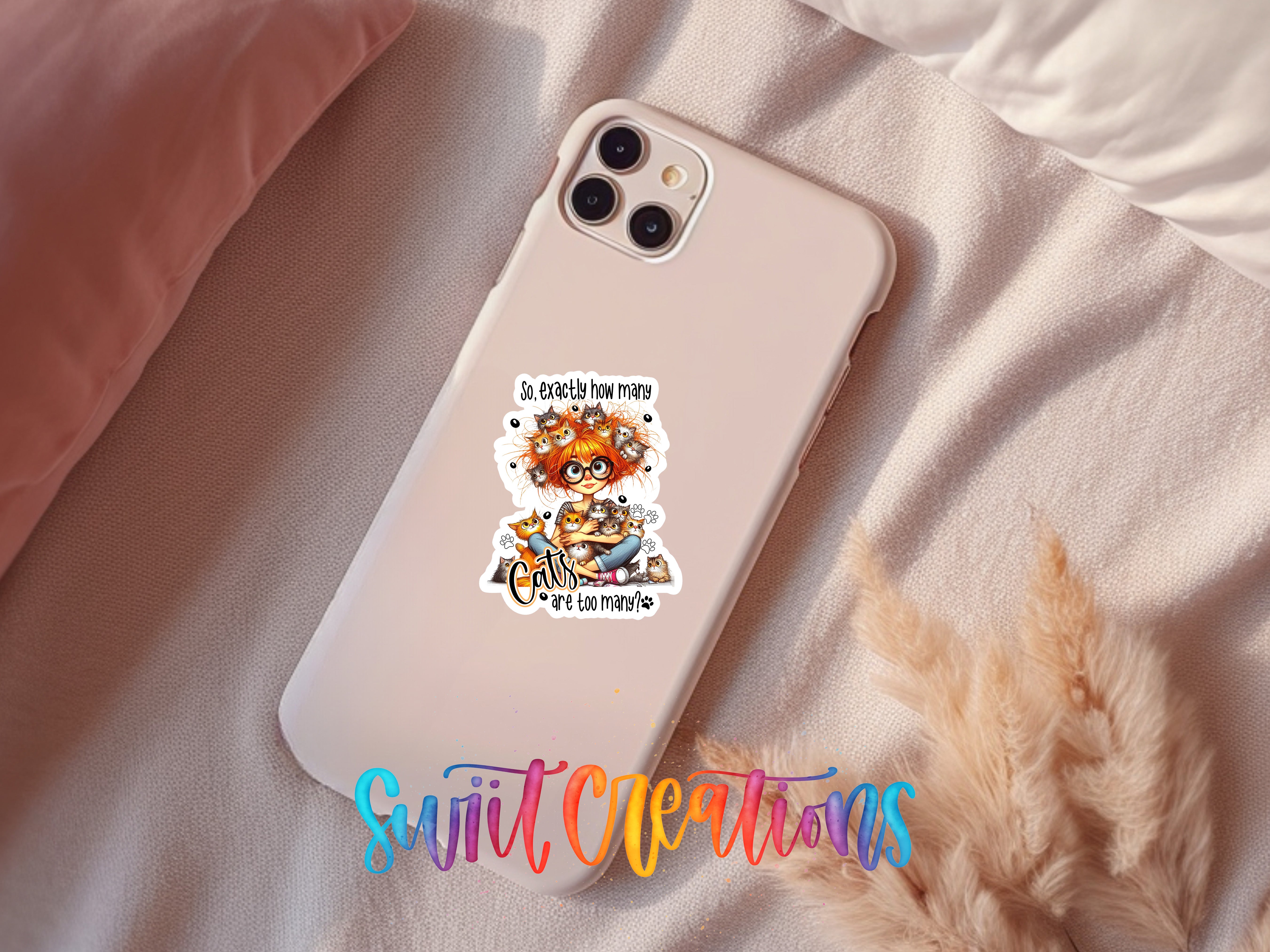 So Exactly How Many Cats is Too Many Sticker SS990