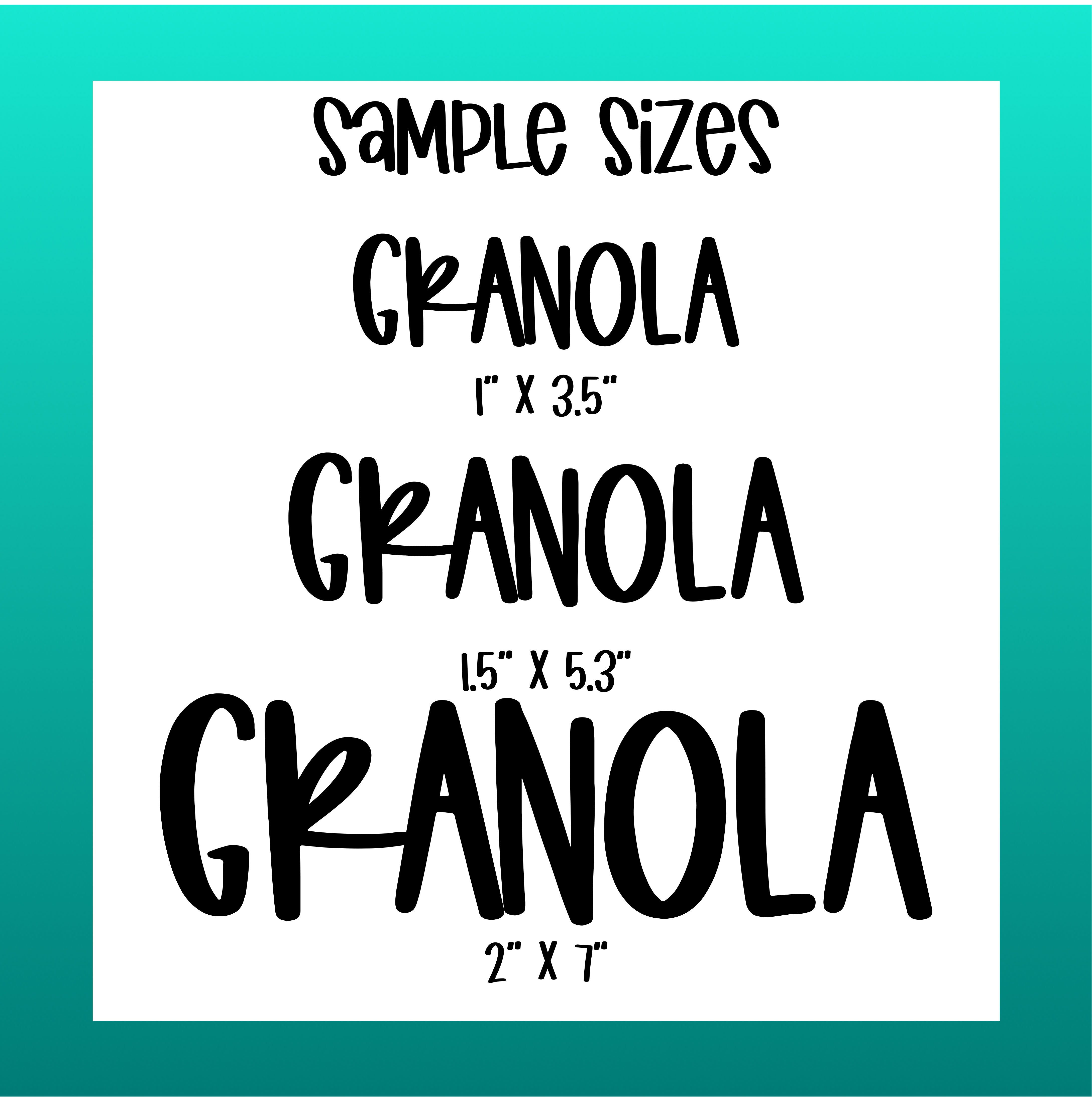 Kitchen Pantry Decal Spice Jar Labels Organizational Labels | Font 11