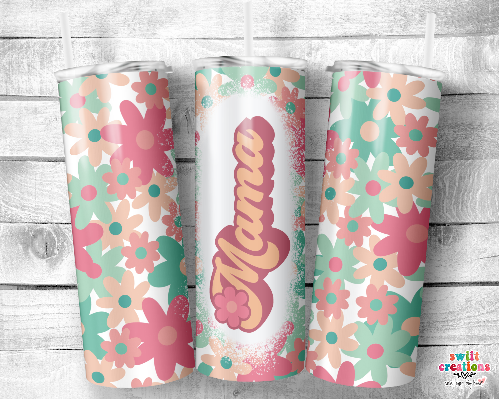 Flower Mama Tumbler (T491)