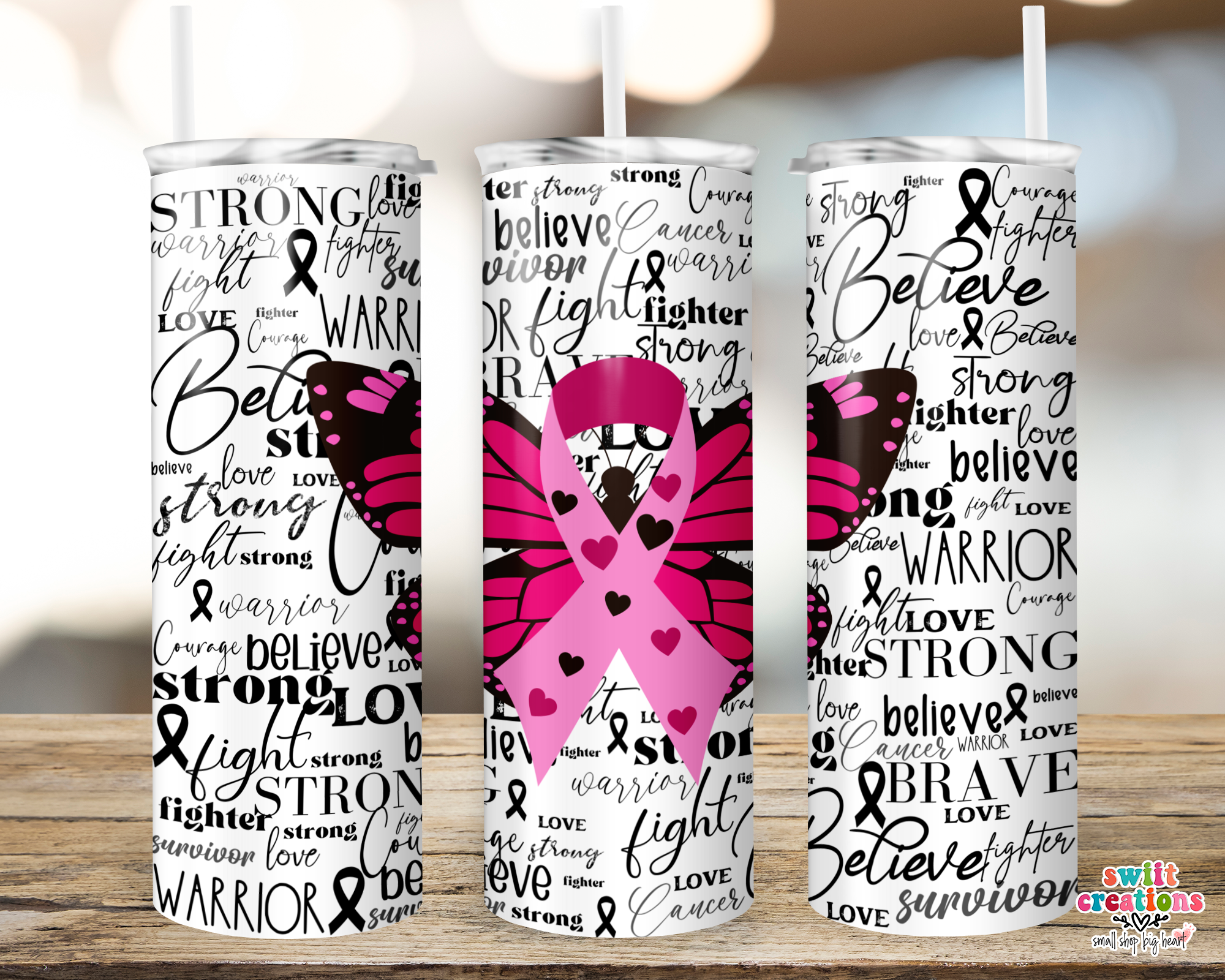 Cancer Awareness 20oz Insulated Tumbler (T511)