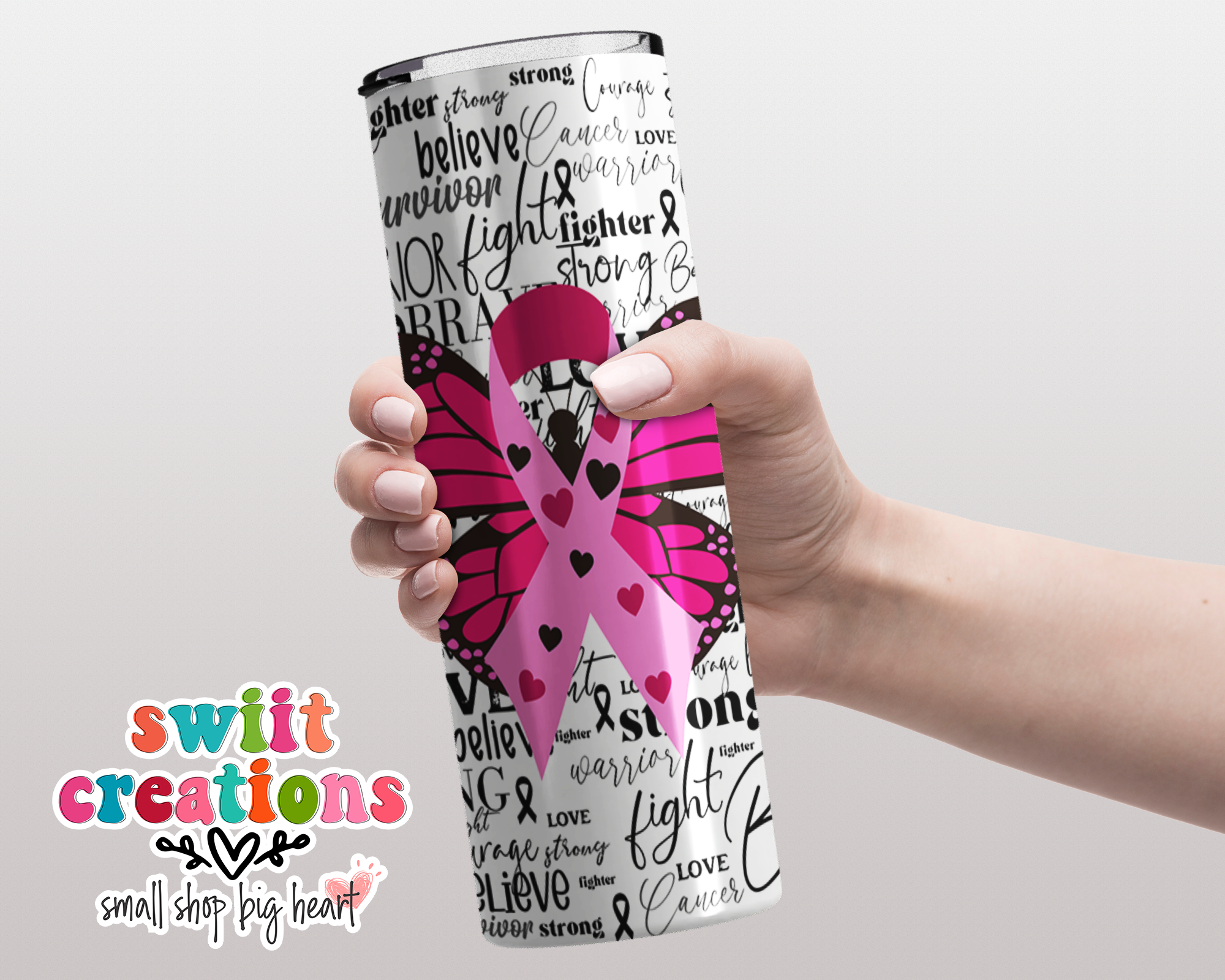 Cancer Awareness 20oz Insulated Tumbler (T511)