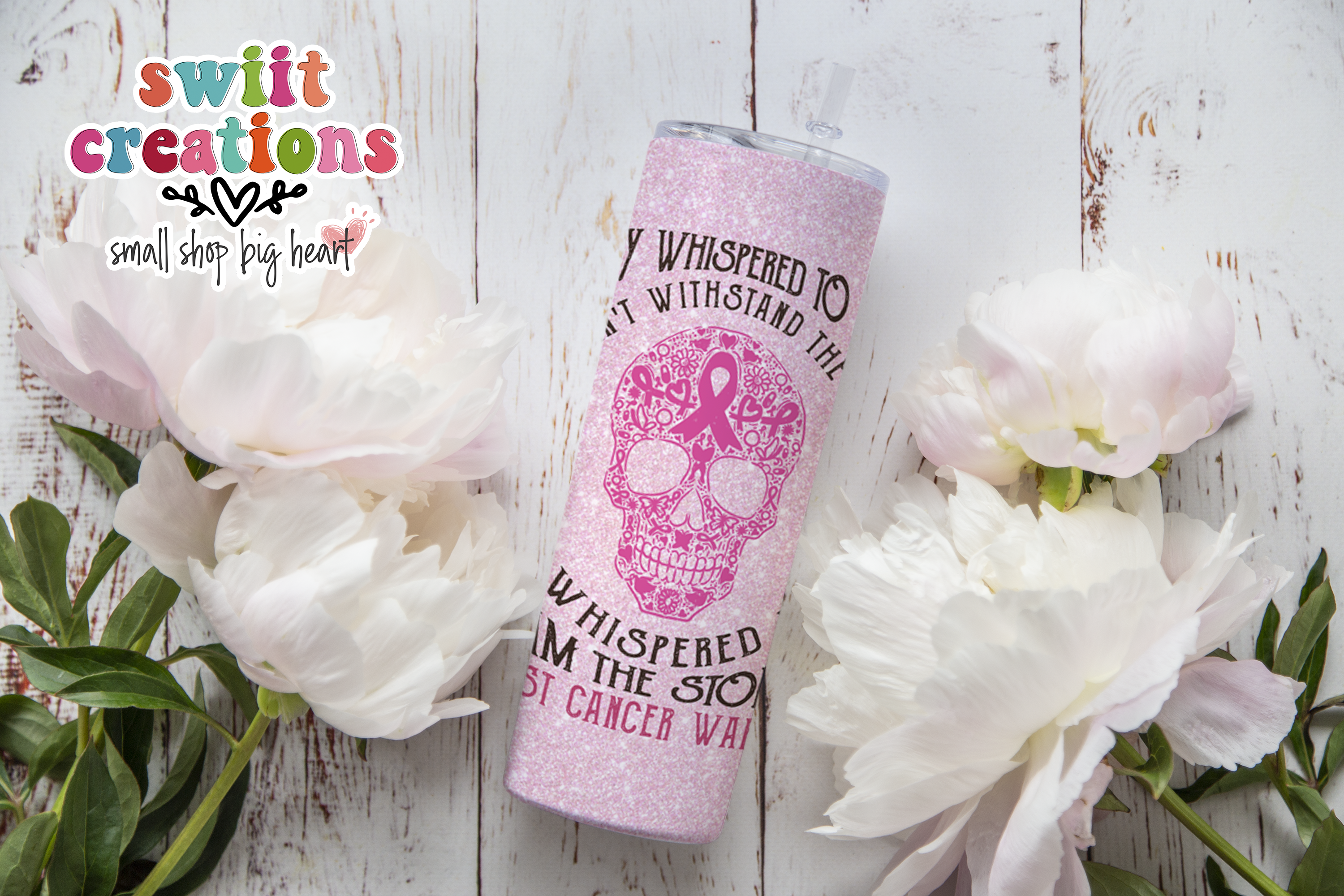 Breast Cancer Warrior 20oz Insulated Tumbler (T513)