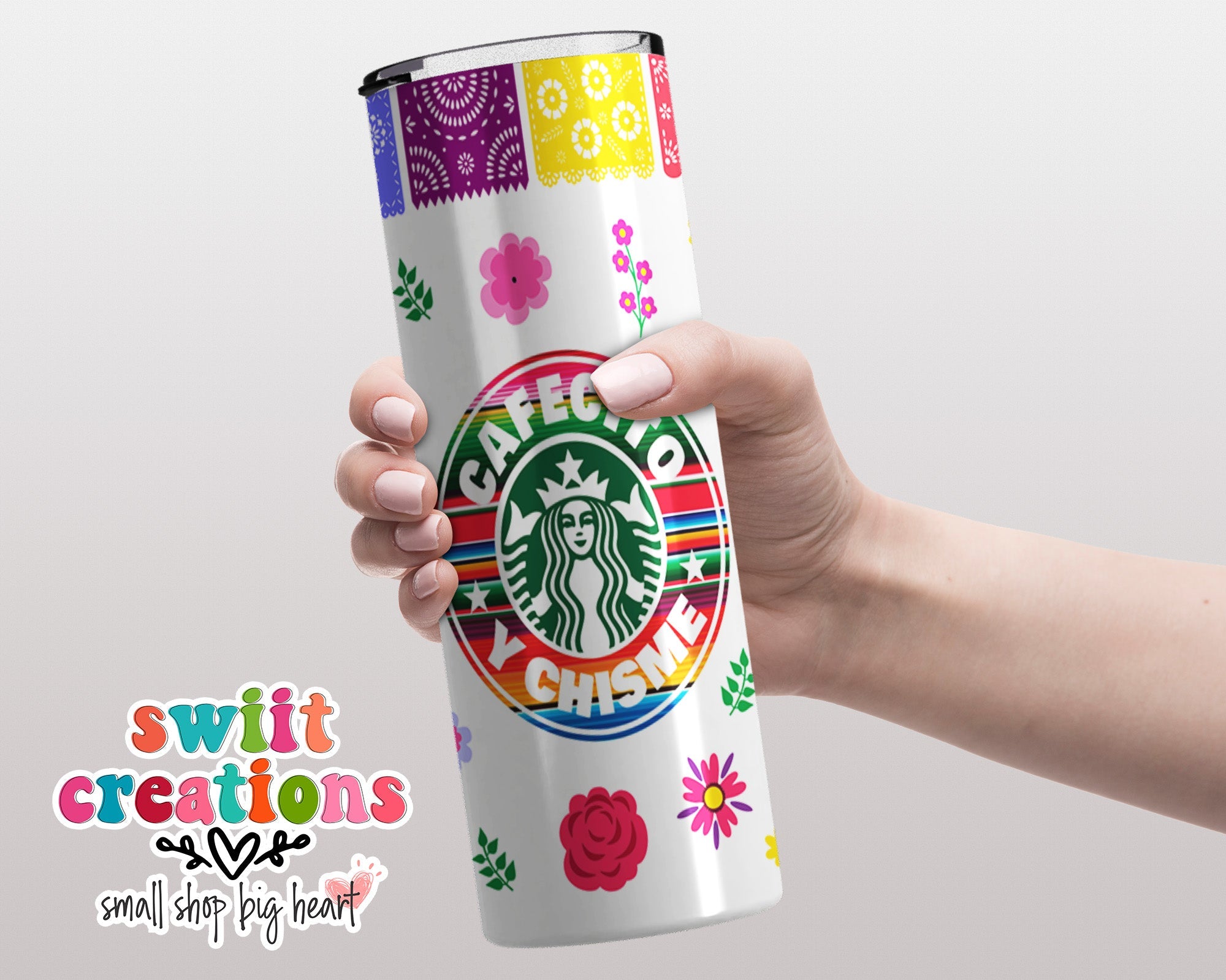 Cafecito y Chisme Tumbler (T560)